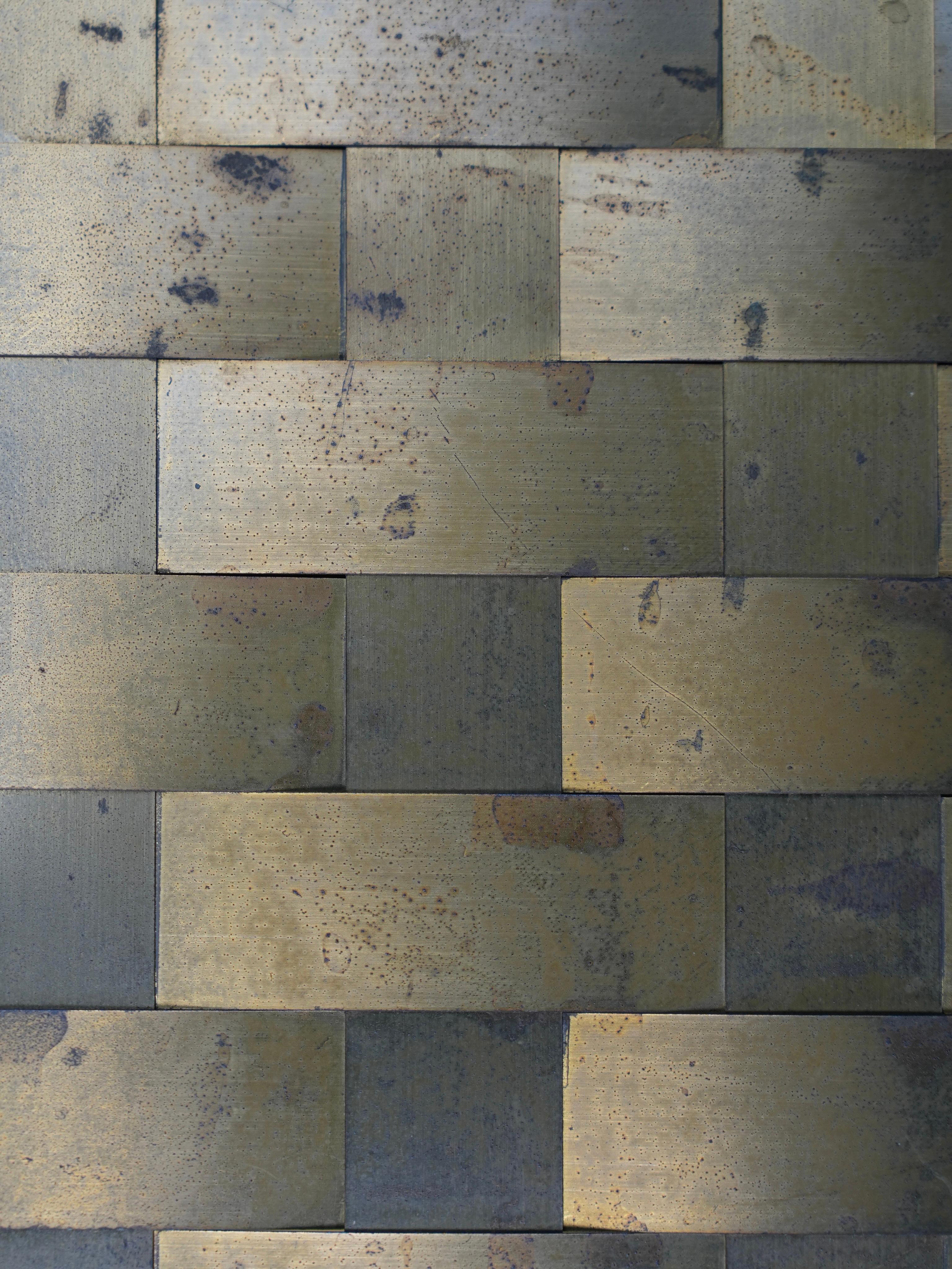 Laiton Porte-parapluies en laiton tressé, Italie, années 1950 en vente