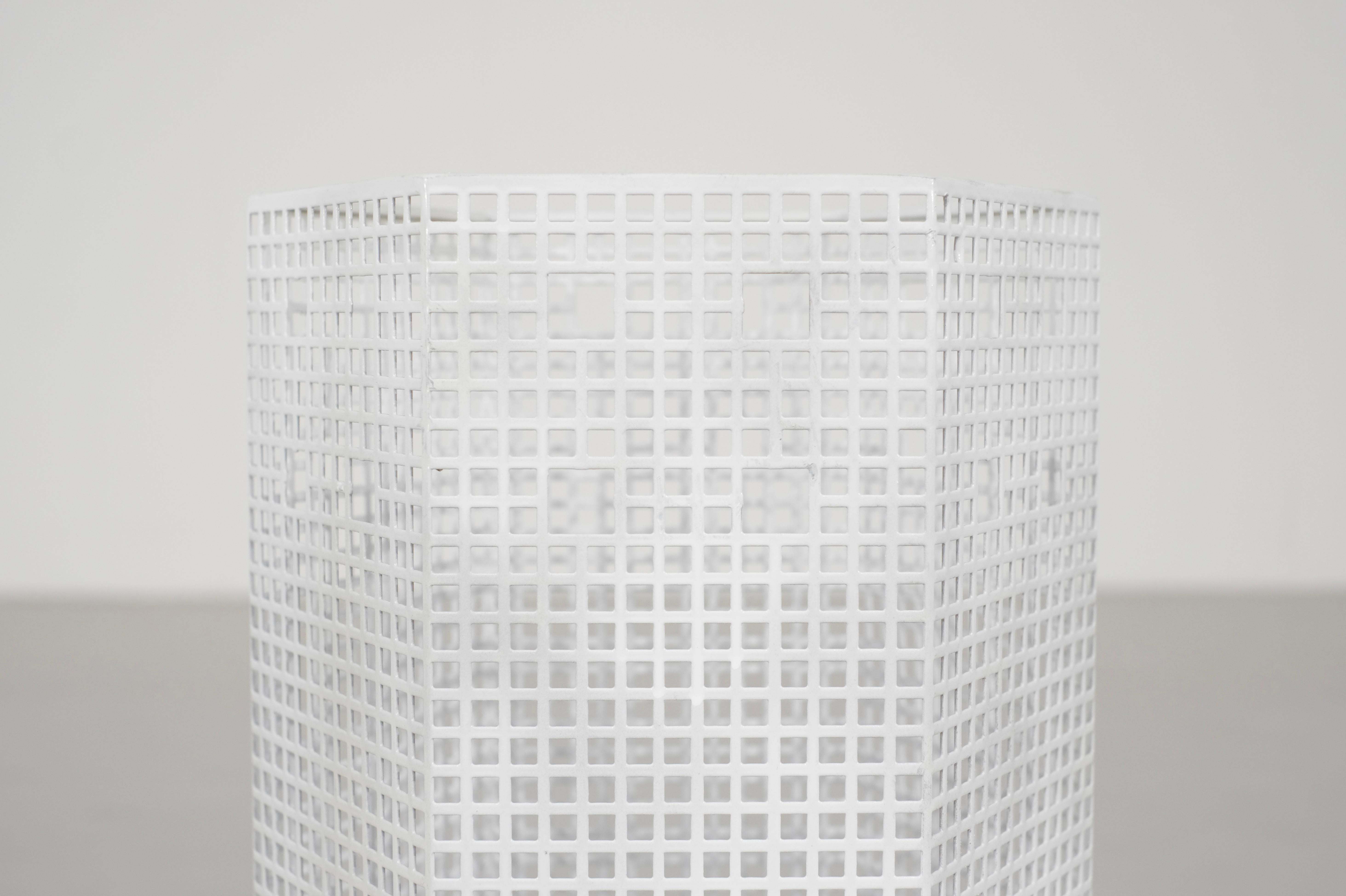 Métal Porte-parapluies Josef Hoffmann pour Bieffeplast, Allemagne 1905. en vente