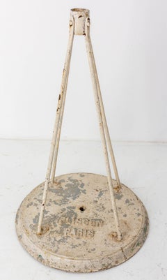 Umbrella Stand Patio Garden Bistro Cafe Metal Vintage, French, circa 1930