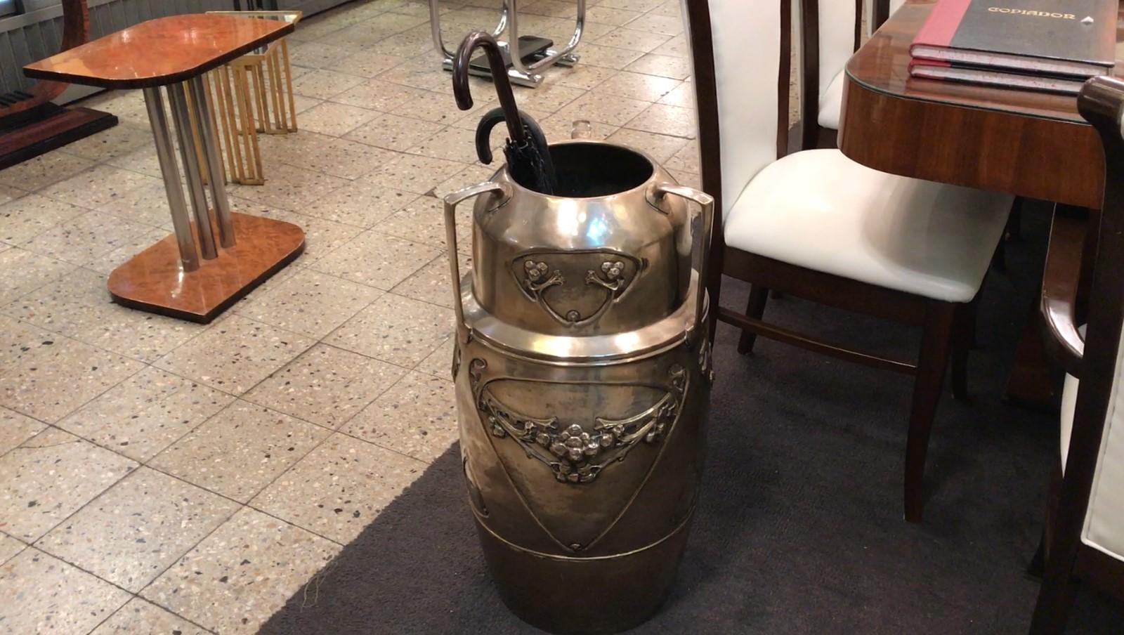 Portaombrelli Kaiser in argento placcato Jugendstil, Art Nouveau, Liberty in vendita 14