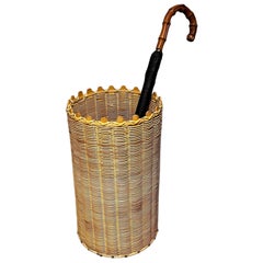 Umbrella Stand Wicker, Austria 1950s Umbrella Stand Wicker, Austria 1950s