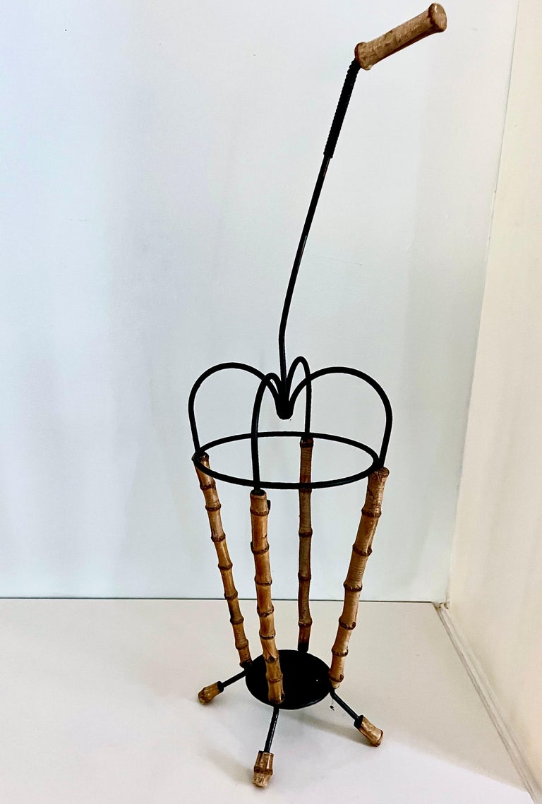 Umbrella Stand with Bamboo Detail For Sale at 1stDibs