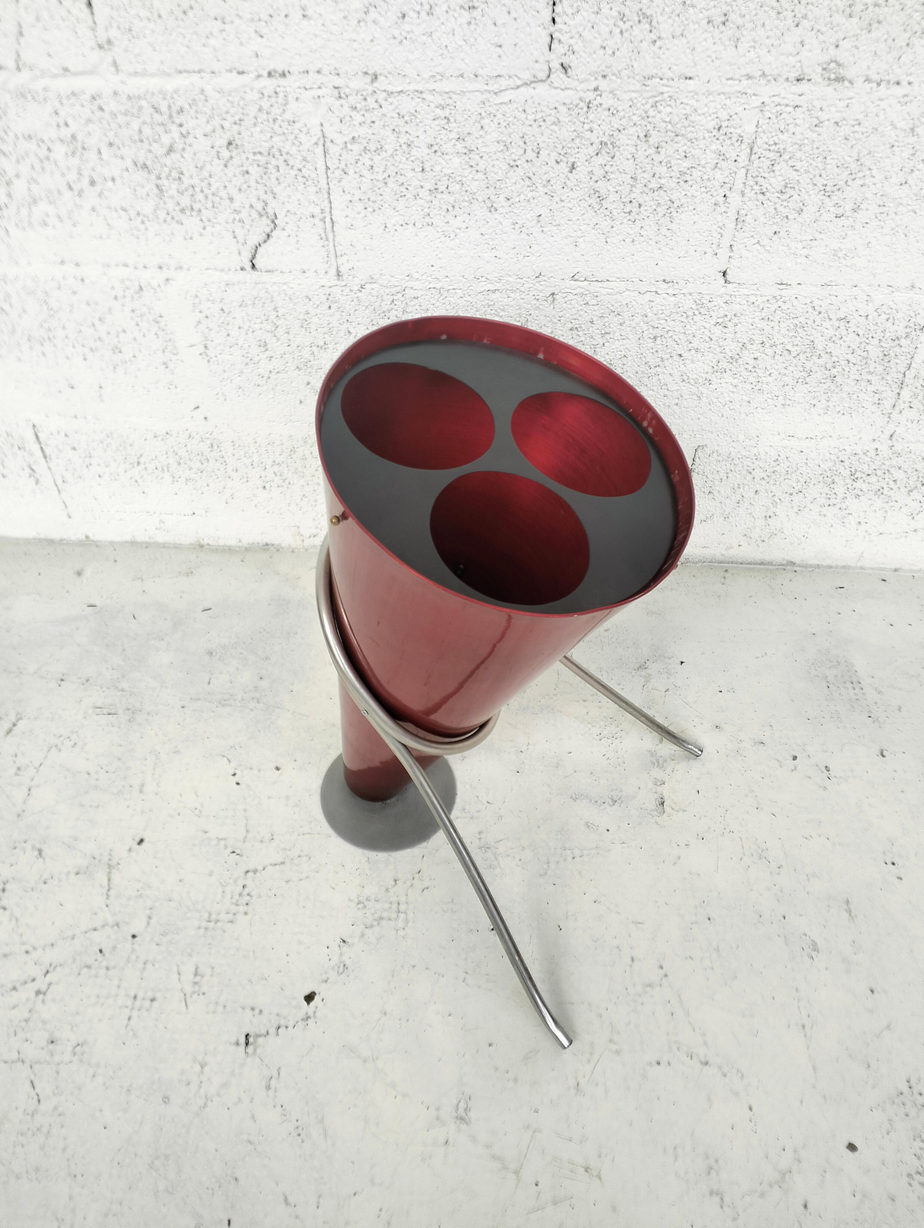Mid-Century Modern Umbrella standing by Ettore Sottsass for Rinnovel - Italy - 70's For Sale