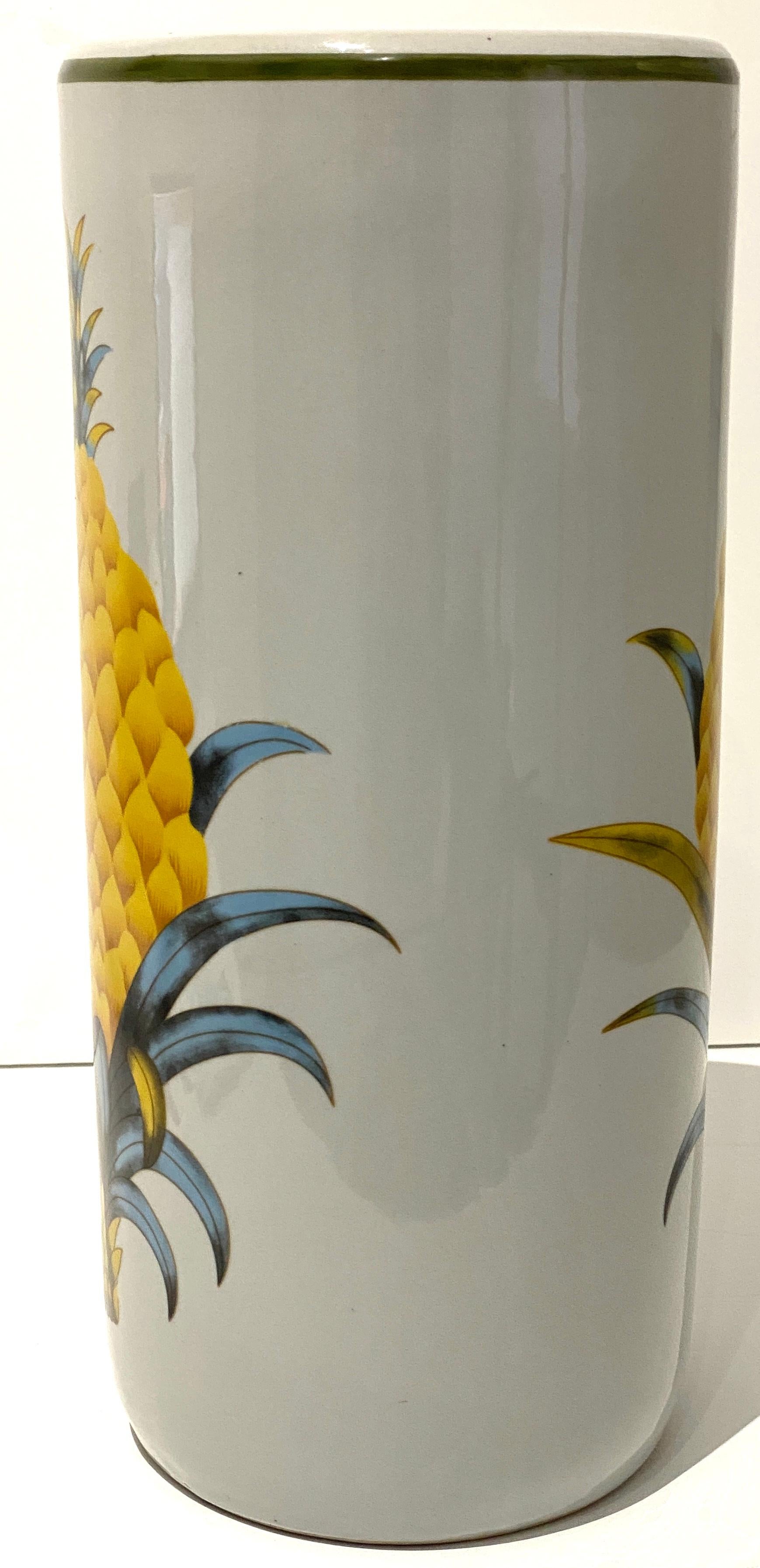 Molded Umbrella Urn with Pineapple Motif