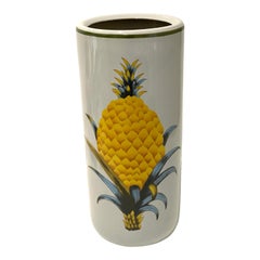Vintage Umbrella Urn with Pineapple Motif