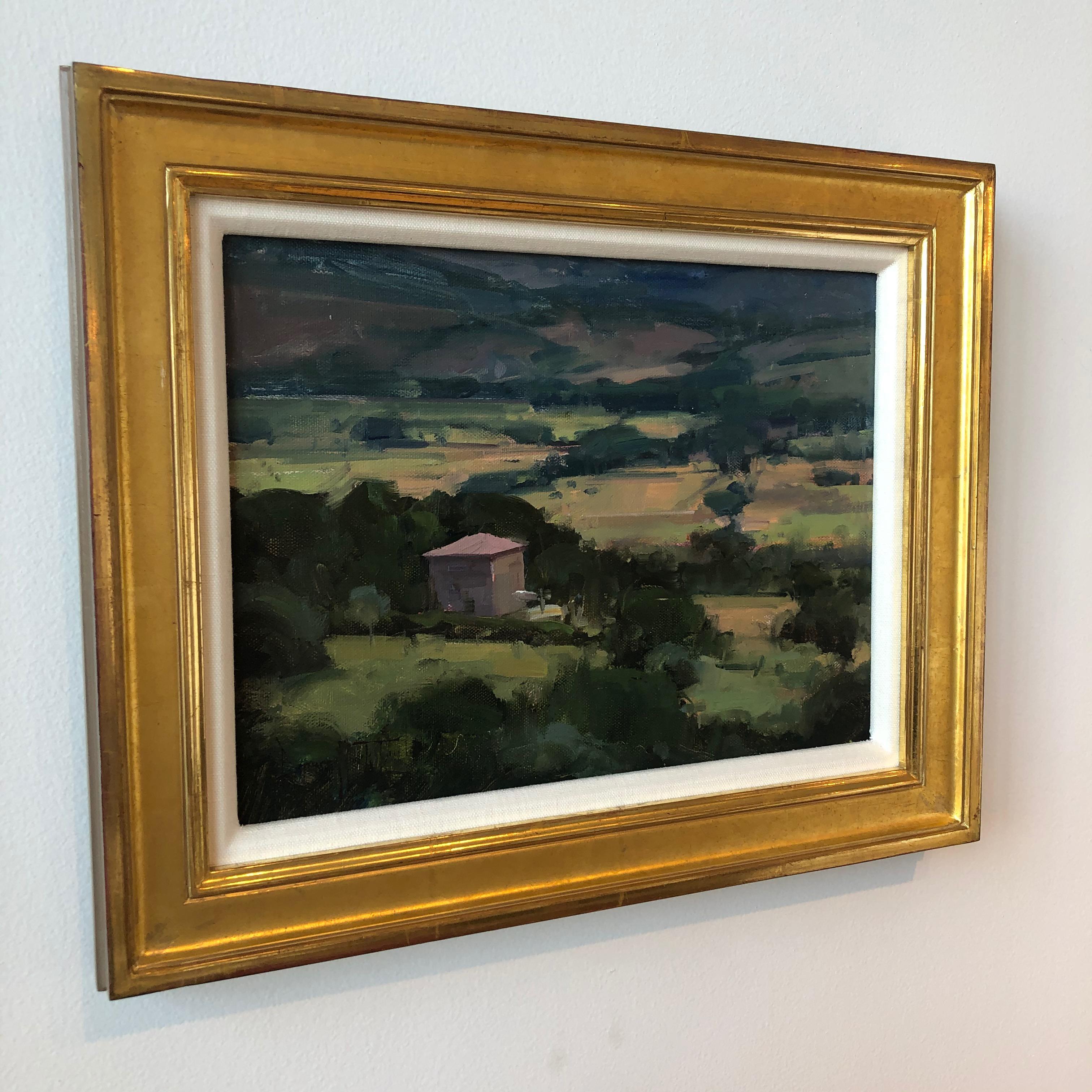 Italian Umbrian Landscape Painting by Bryan Mark Taylor For Sale