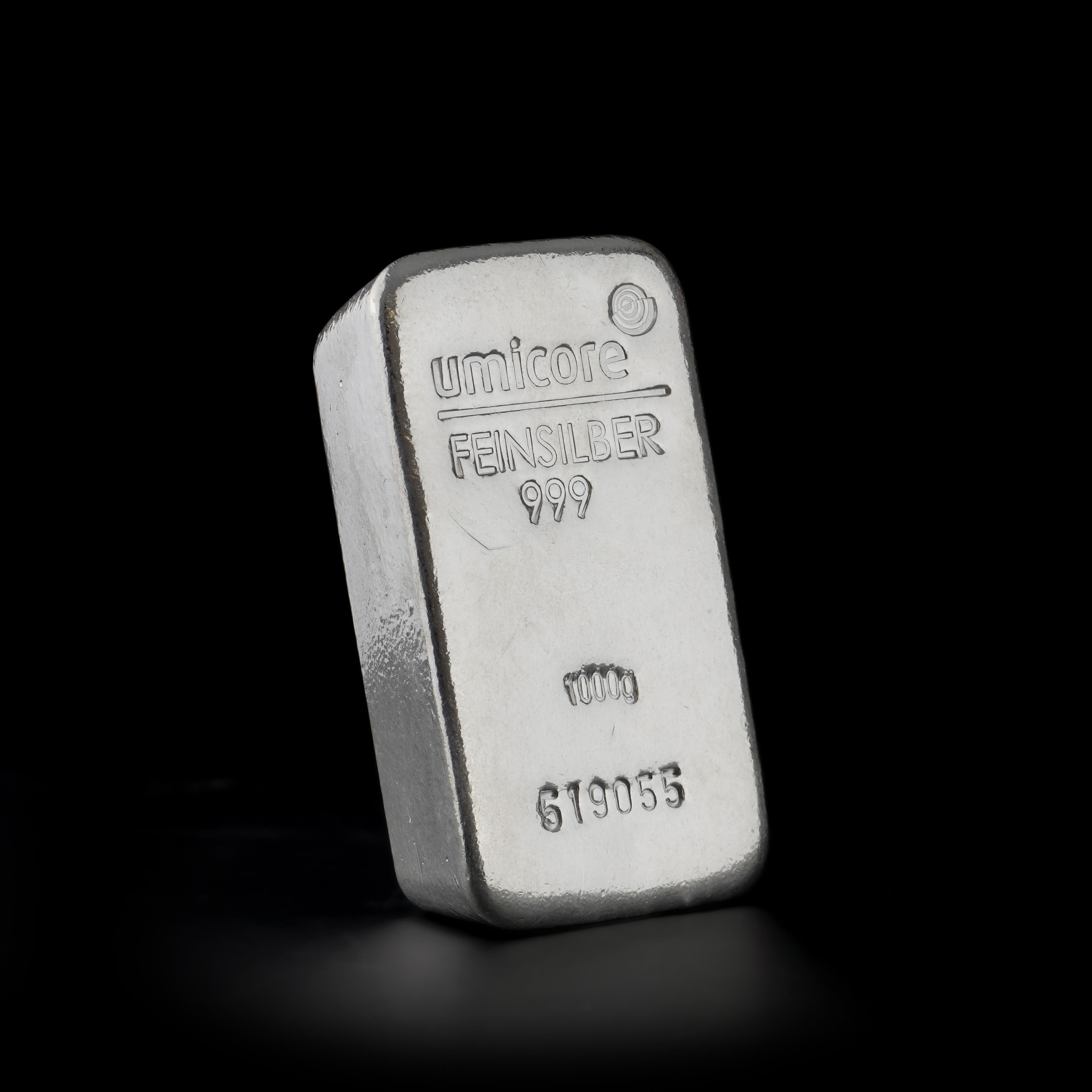 Umicore 1KG Silver Bar For Sale 5