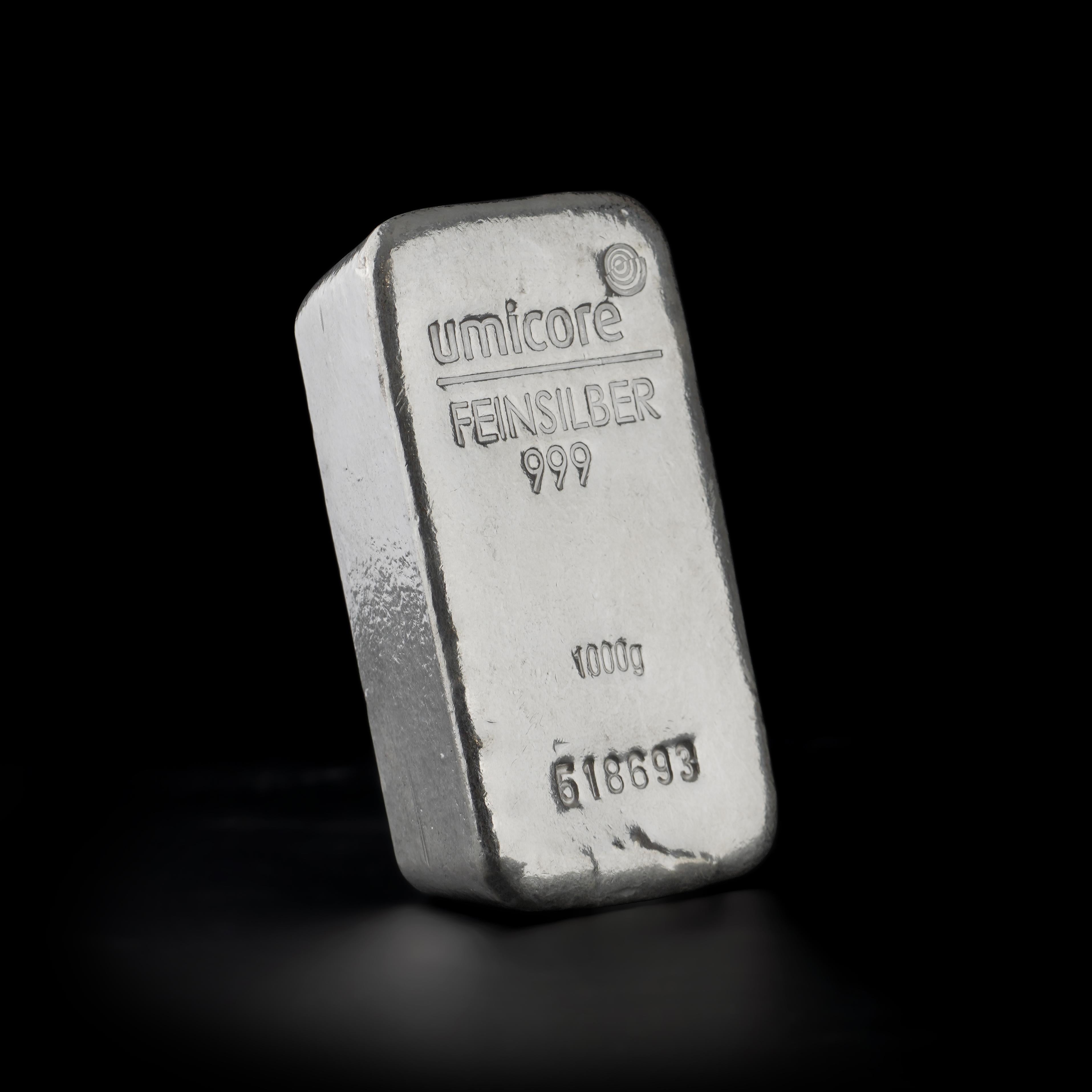 Umicore 1KG Silver Bar For Sale 1