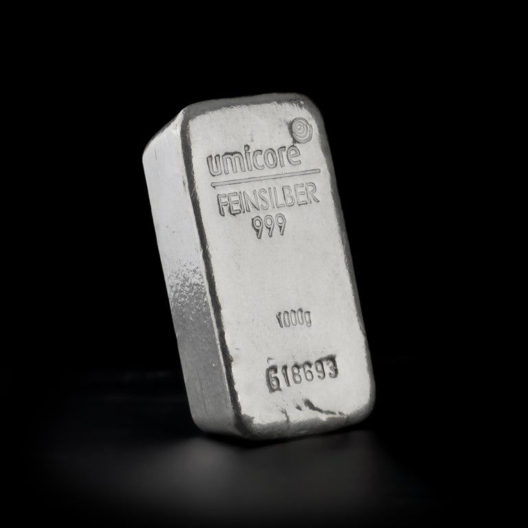 Umicore 1KG Silver Bar For Sale at 1stDibs