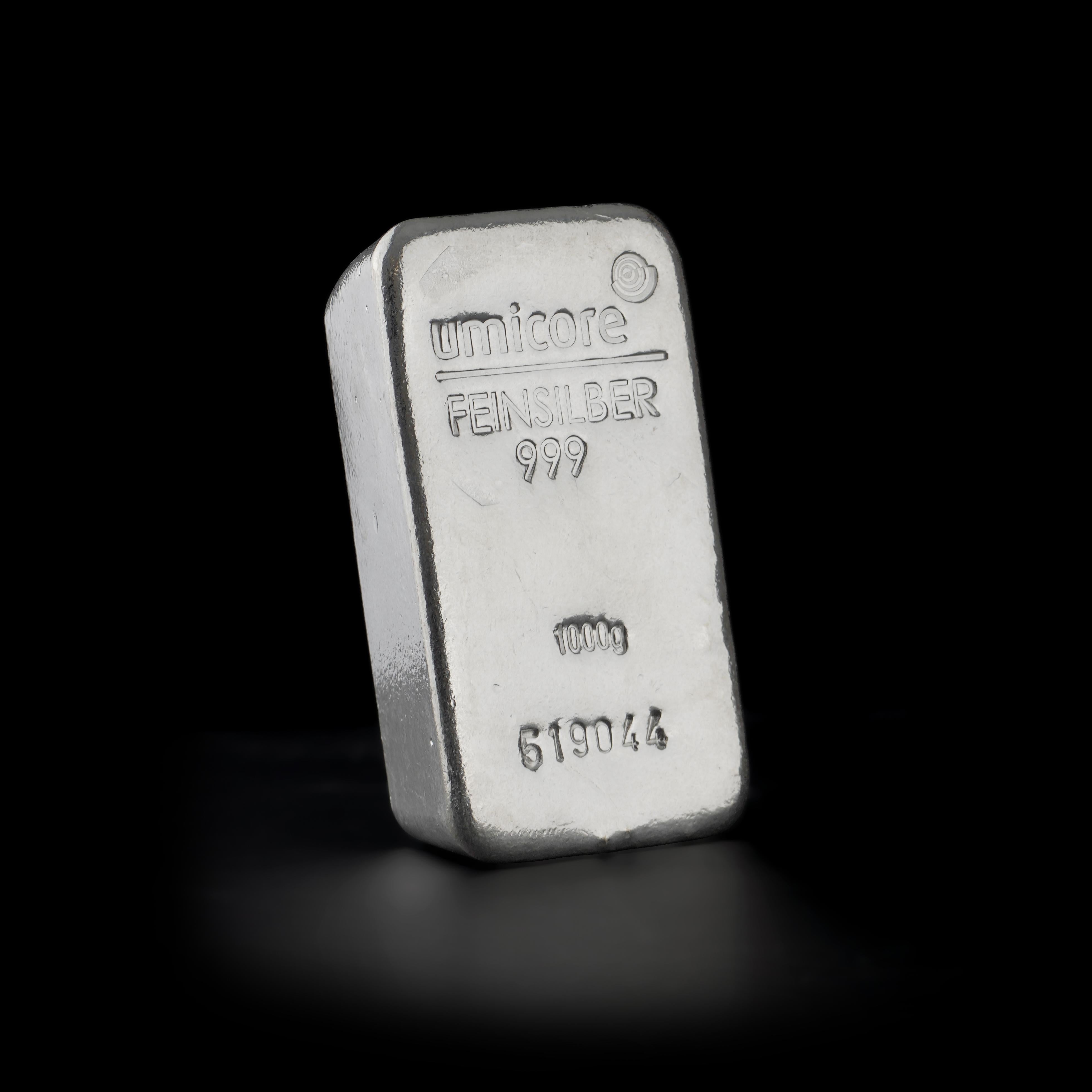 Umicore 1KG Silver Bar For Sale 3