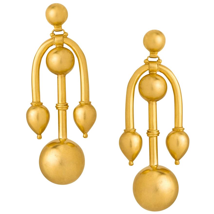 Umrao Boucles d'oreilles style victorien