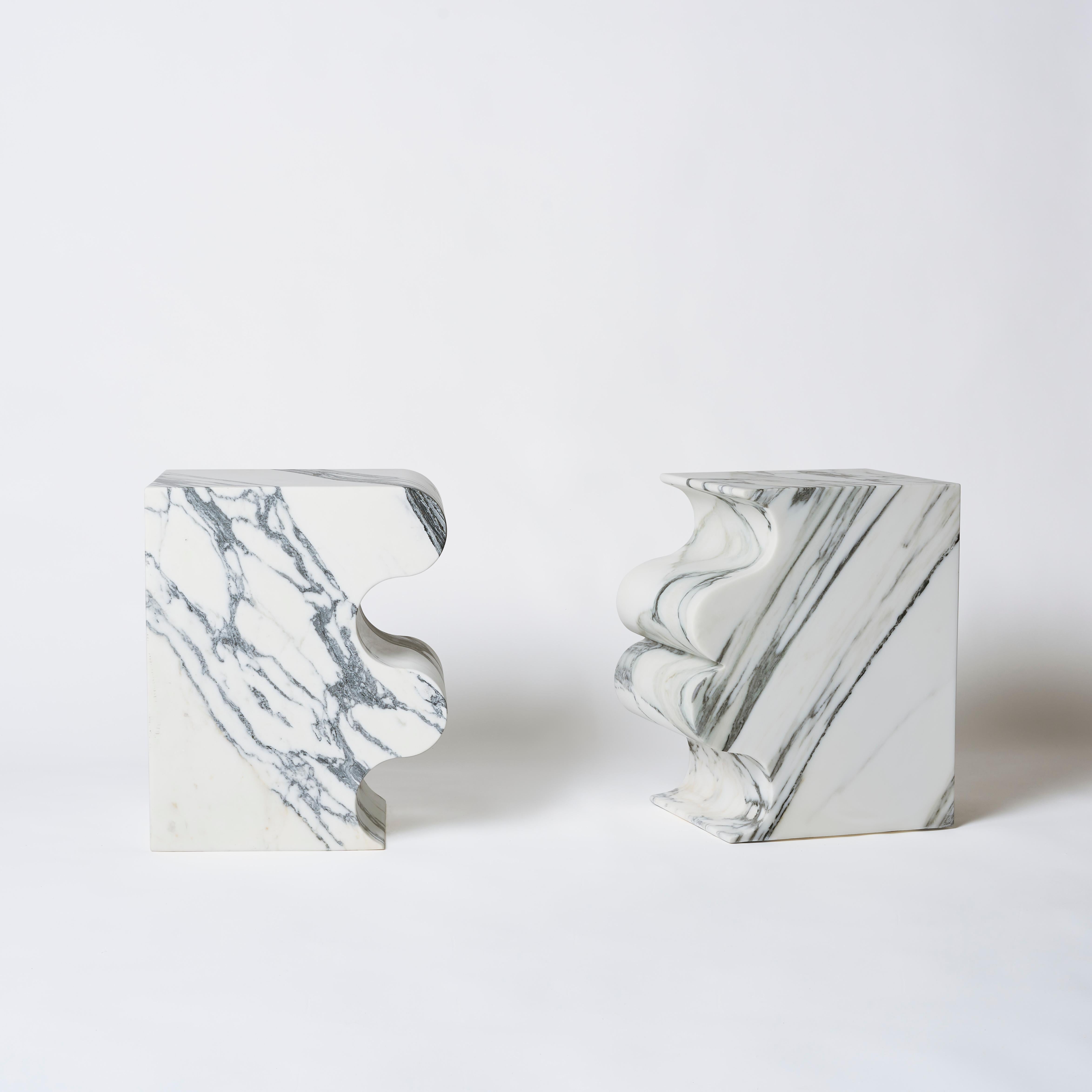 Un Beso En El Mar marble sculpted Stool by Pietro Franceschini
Sold exclusively by GALERIE PHILIA
Materials: Paonazzo marble
Dimensions: W 32 cm, L 41 cm, H 50 cm
Origin: Italy (Carrara

Pietro Franceschini
Pietro Franceschini is an architect and