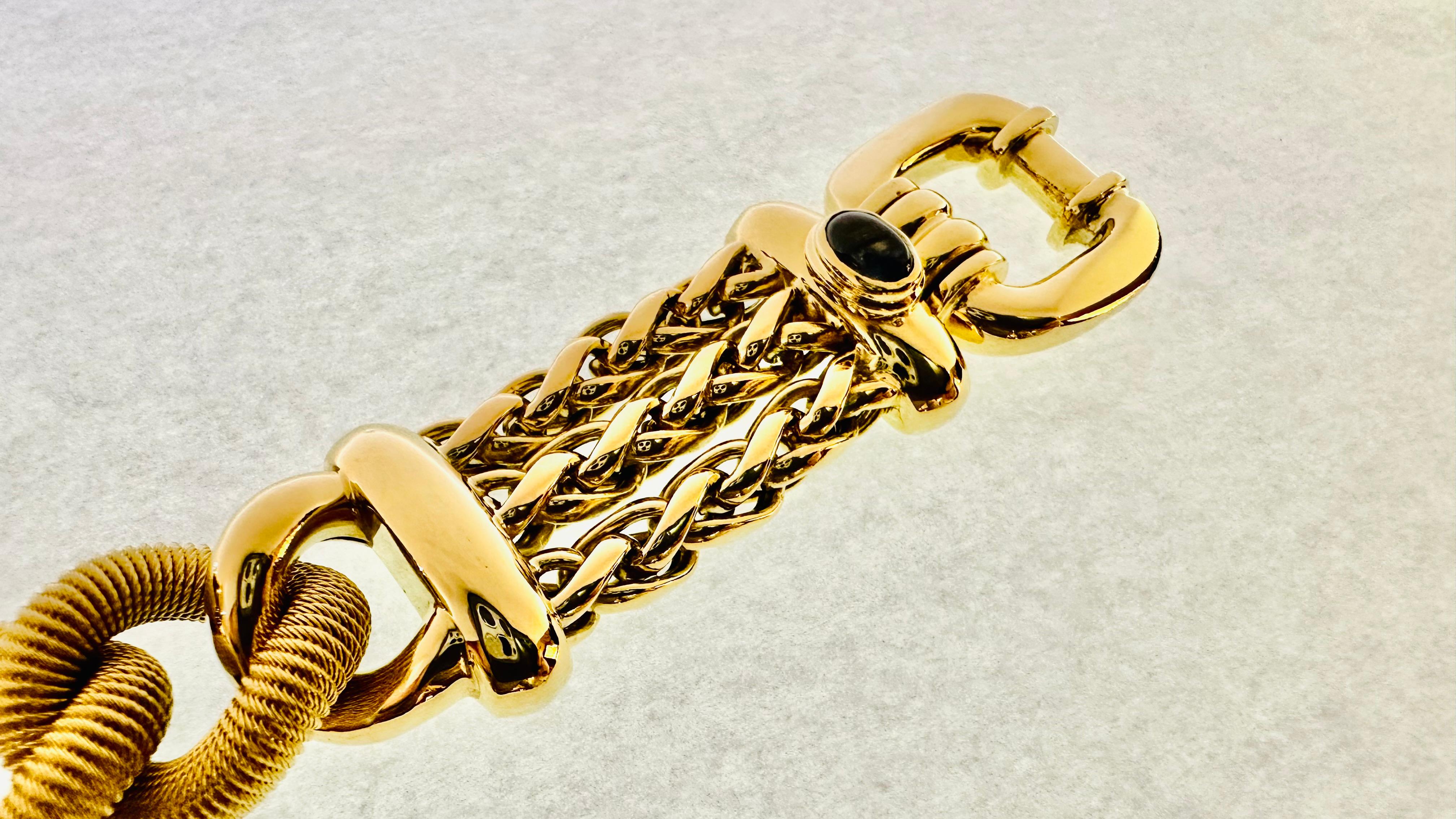 Un capolavoro d’oro intrecciato: eleganza e forza Made in Italy In New Condition For Sale In Guidizzolo, IT