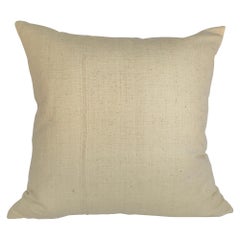 Cuscino Kimono in cotone filato a mano, raro e non tinto, proveniente da Hyogo, Giappone, in stock