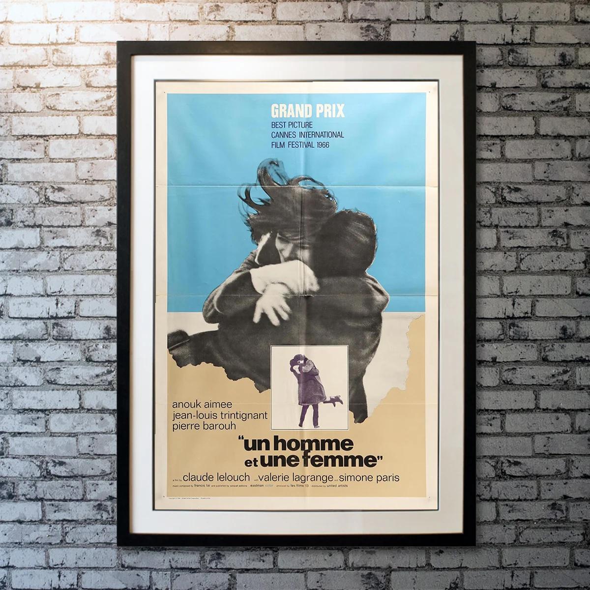 Un Homme Et Une Femme (1966) im Zustand „Hervorragend“ im Angebot in London, GB