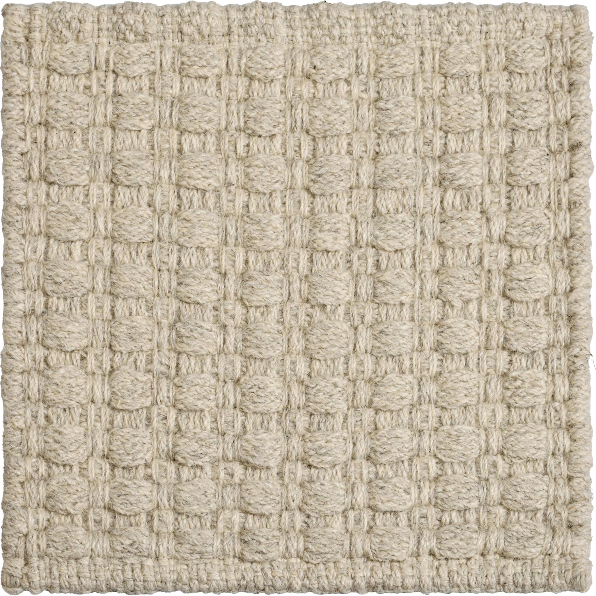 Tessuto a mano Una 6x9ft in lana cenere con texture a cintura, tappeto di lusso tessuto a mano in vendita
