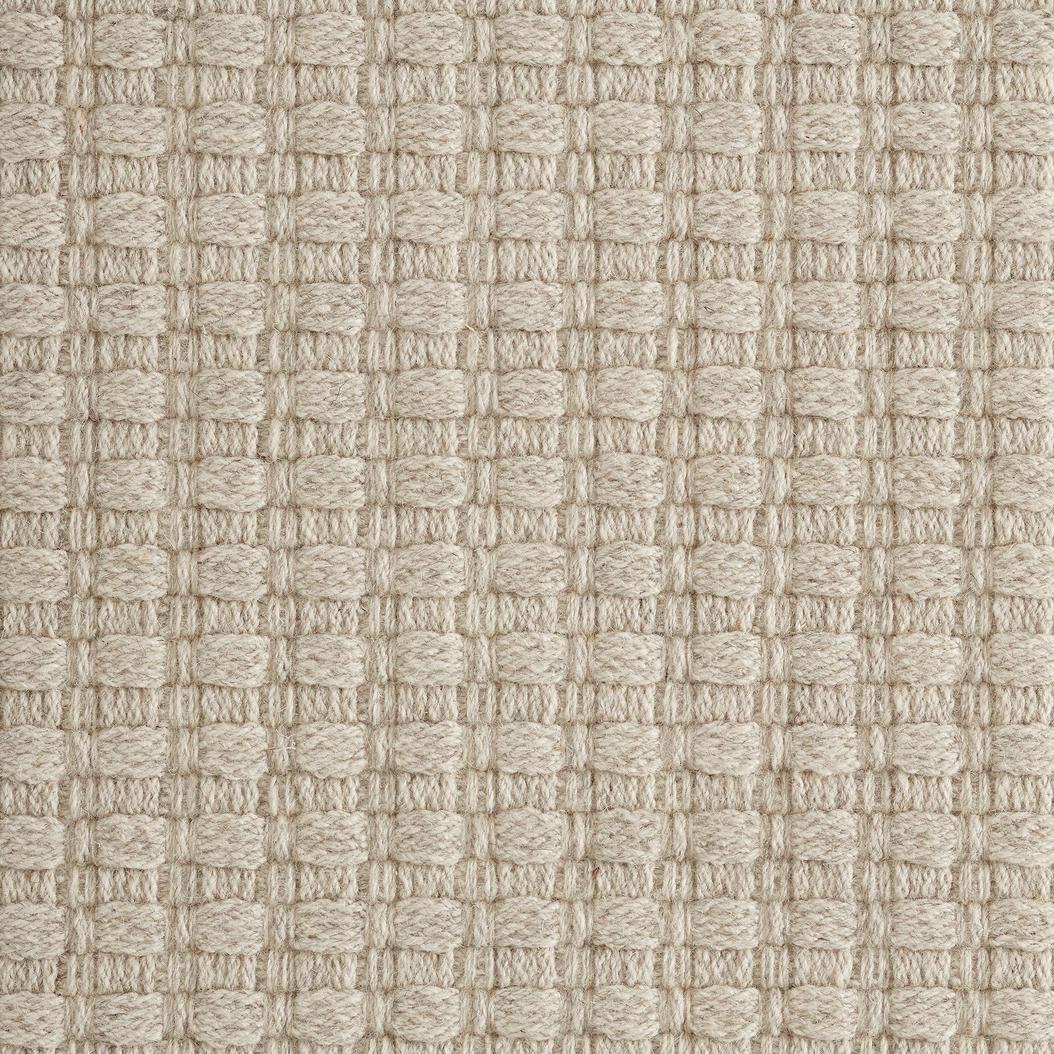 Una 9x12ft Asche Wolle Gürtel Textur Design Luxus handgewebten Teppich im Angebot 2