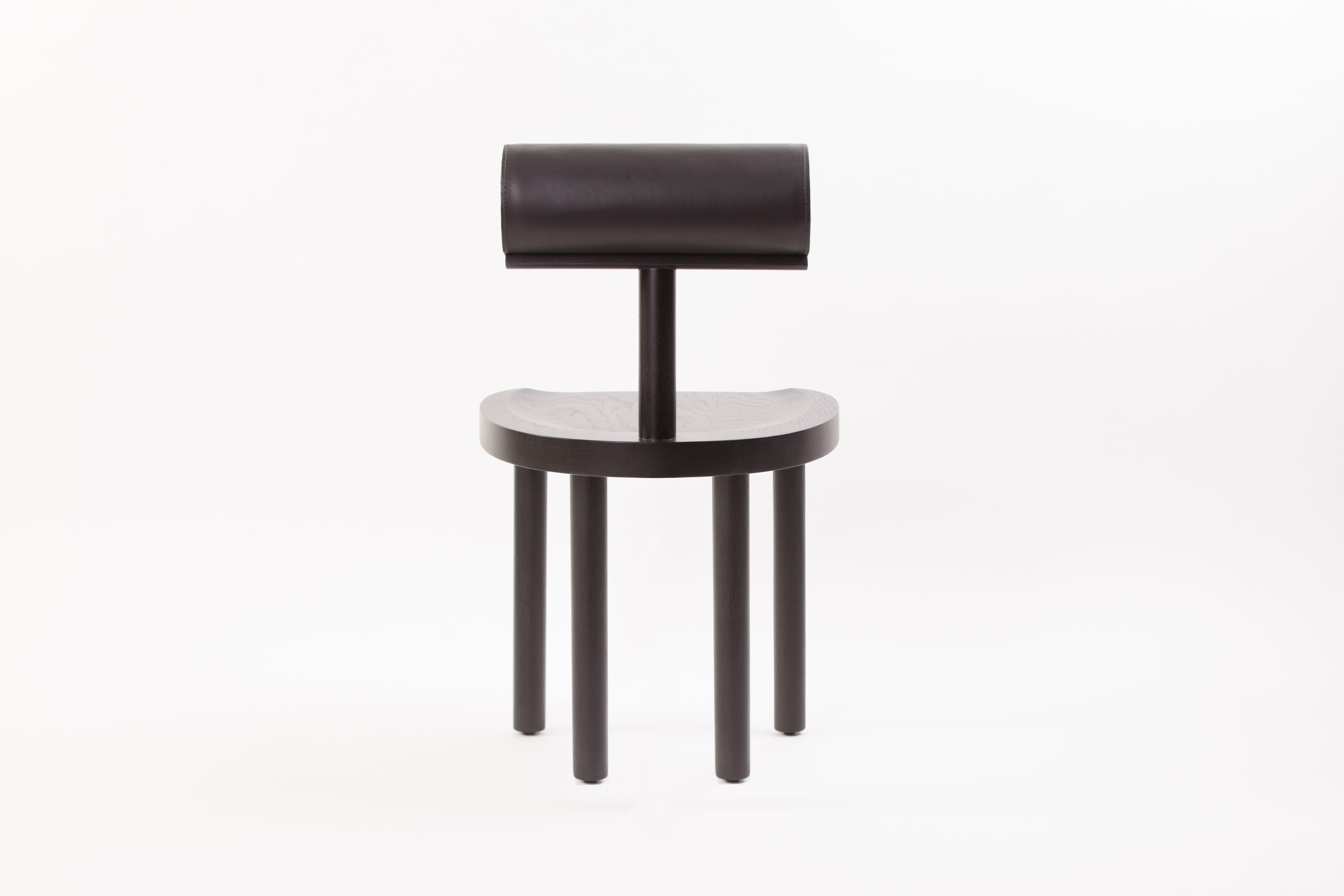 American Una Black Chair by Estudio Persona For Sale
