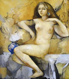 Drawer. 2019. Oil on canvas, 92x81 cm