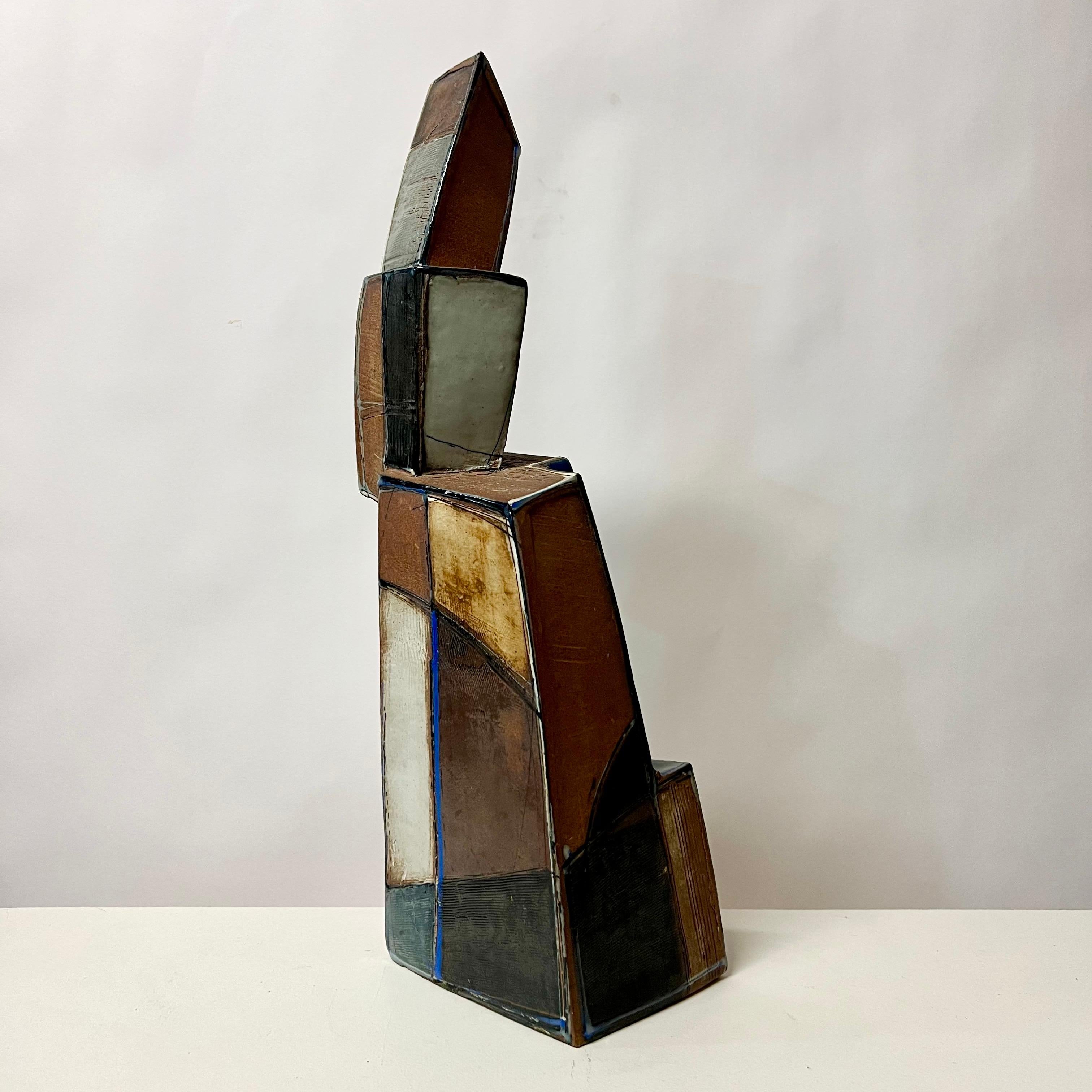 American Una Mjurka Architectural Ceramic Sculpture #1 For Sale