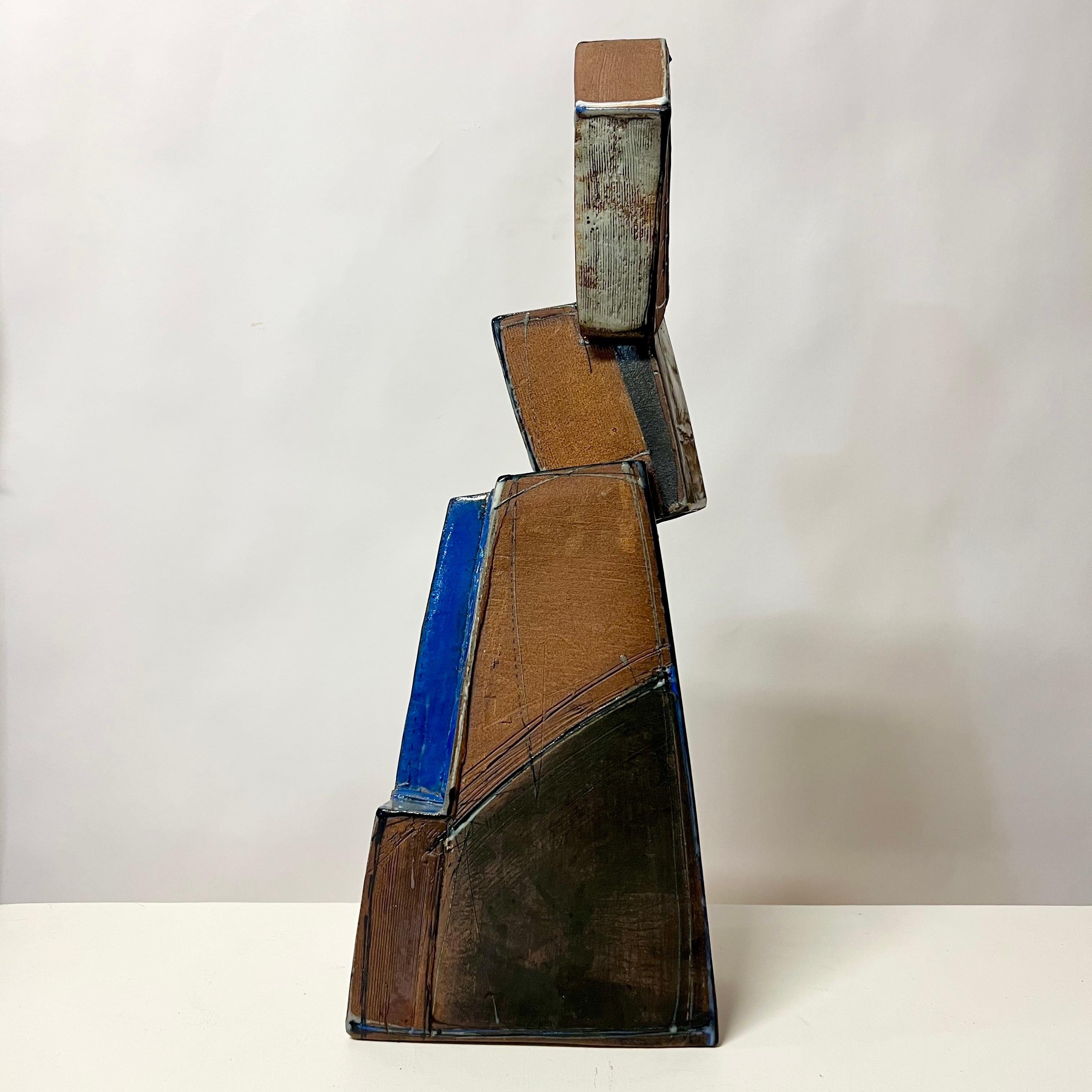 Una Mjurka Architectural Ceramic Sculpture #1 For Sale 1