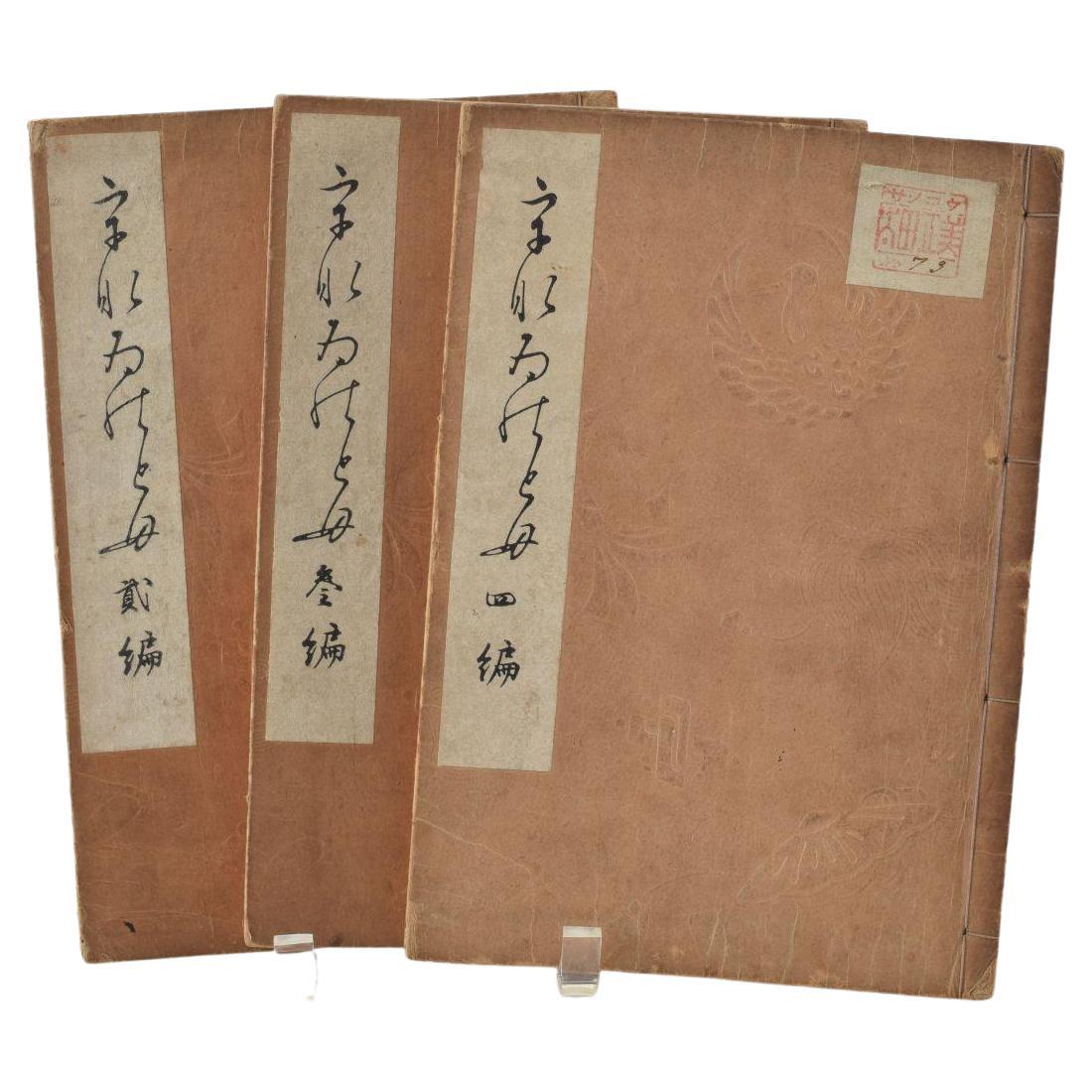 "Unai No Tomo" Early 20th C. Japanese Illustrated Toy Books, Volumes #2, #3, #4 For Sale