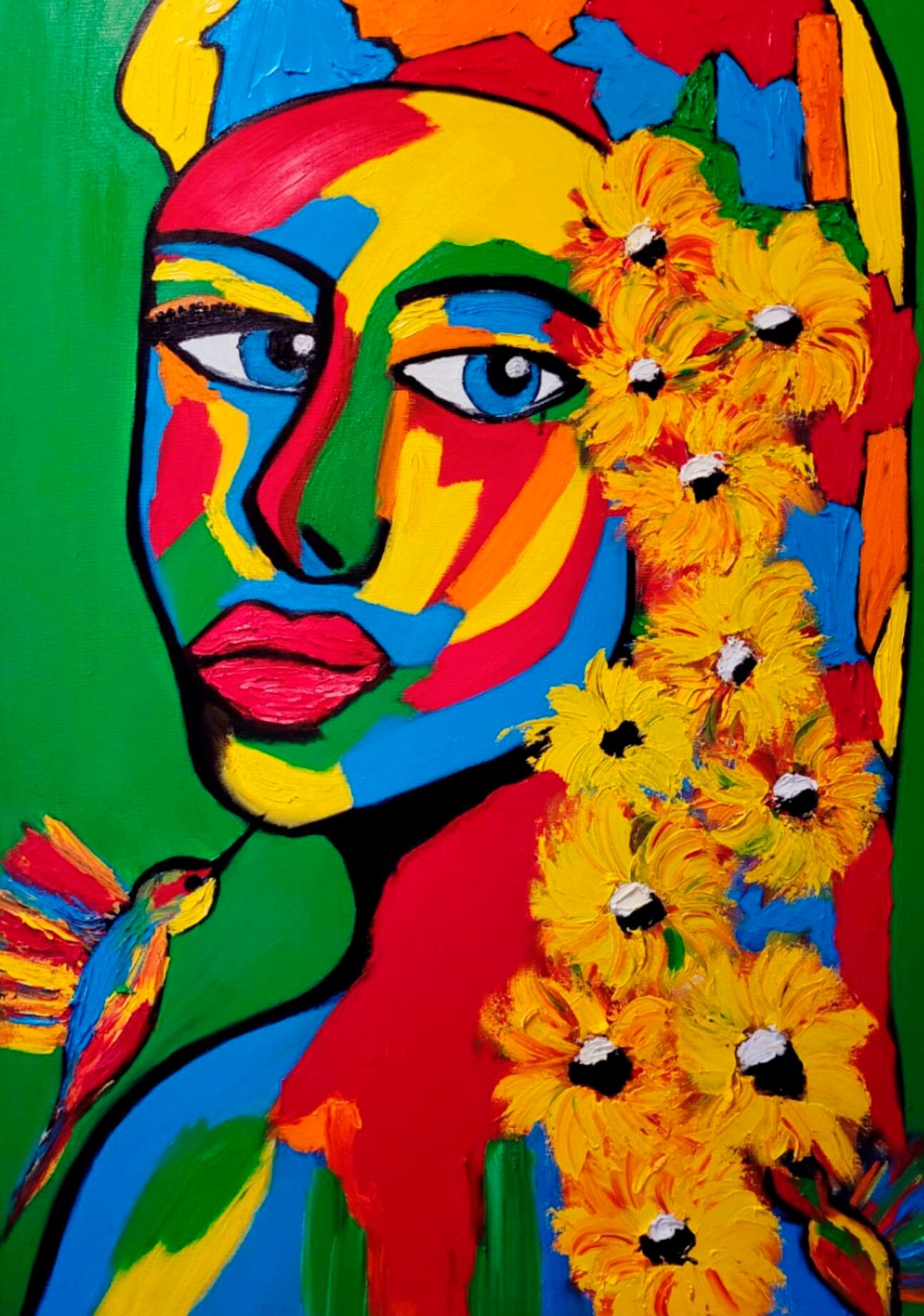 Flowerka by Ivana Svjetlicic - Painting by Unattributed