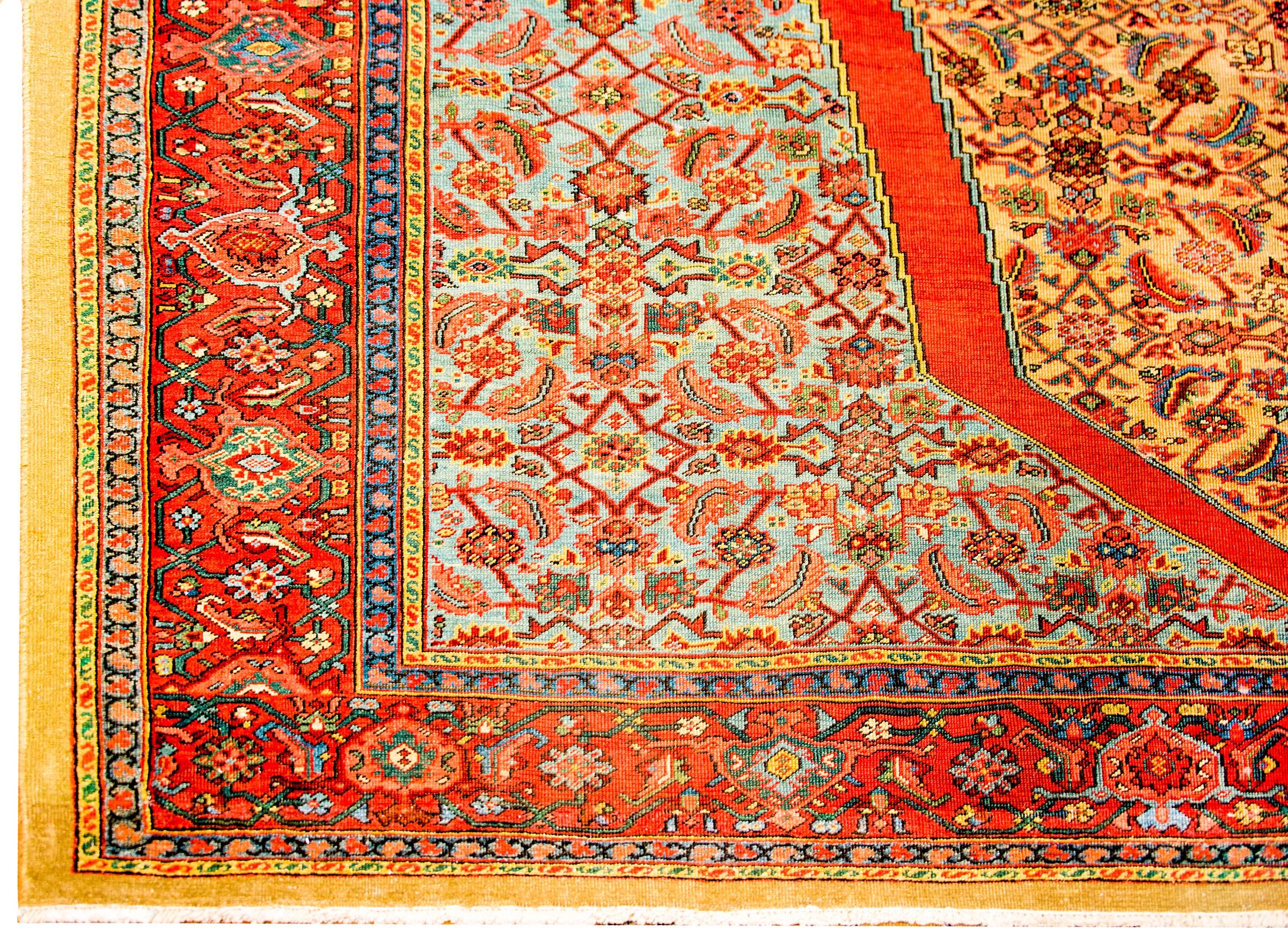 Vegetable Dyed Unbelievable Early 20th Century Bakshaish Rug For Sale