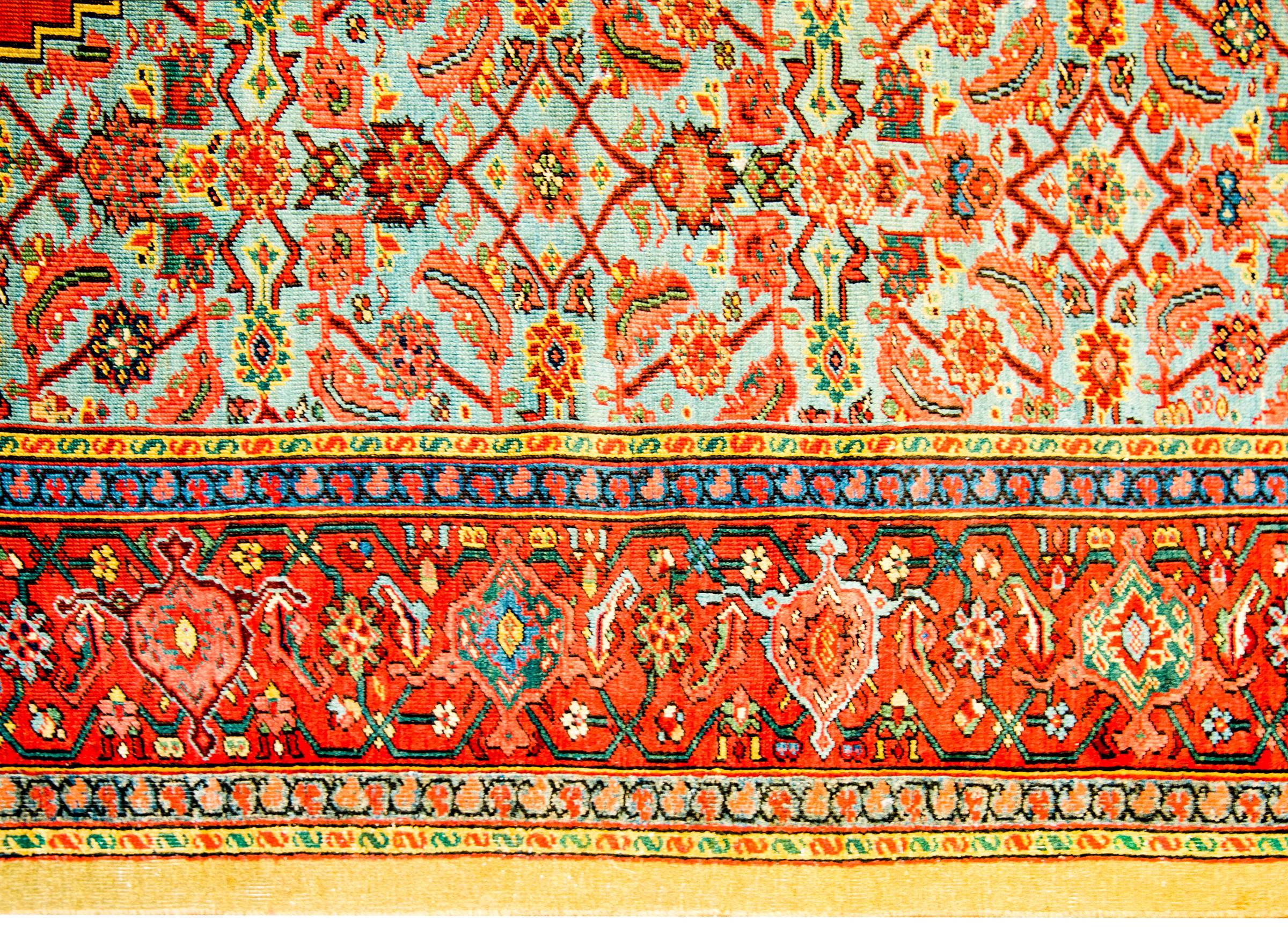 Unbelievable Early 20th Century Bakshaish Rug In Good Condition For Sale In Chicago, IL