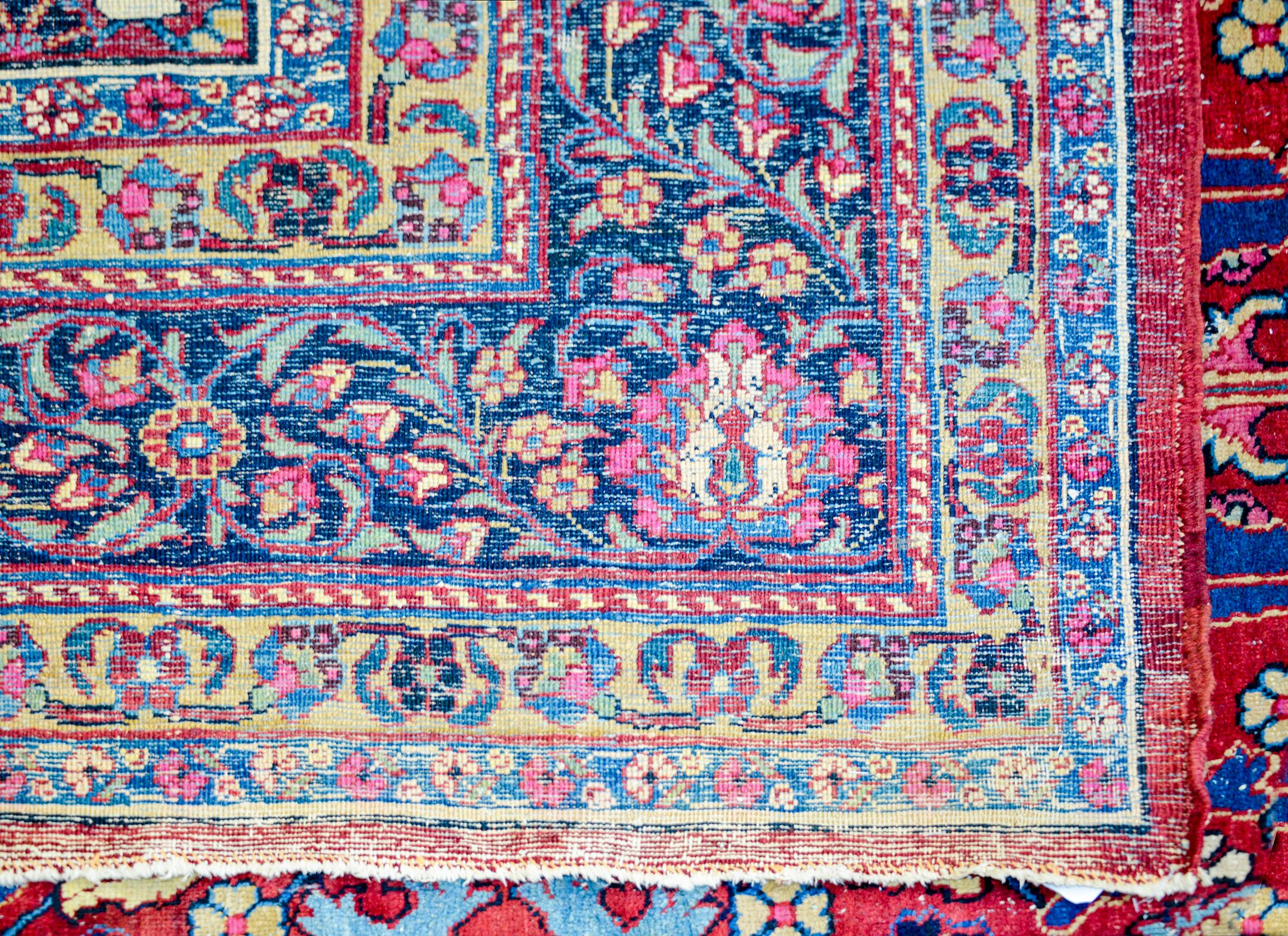 Unbelievable Early 20th Century Heriz Rug For Sale 2