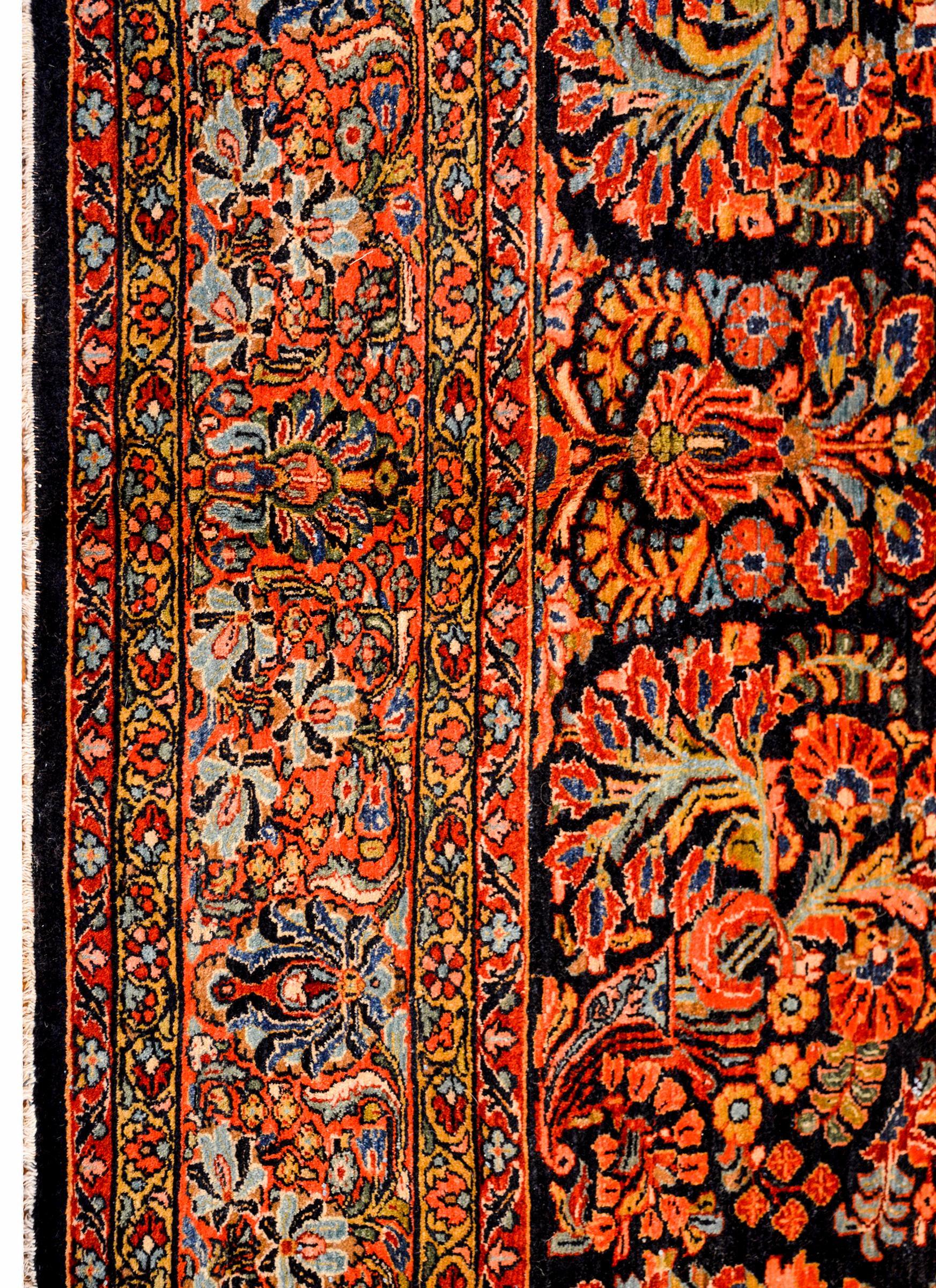 Wool Unbelievable Early 20th Century Sarouk Rug For Sale