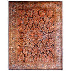 Incroyable tapis Sarouk du début du XXe siècle