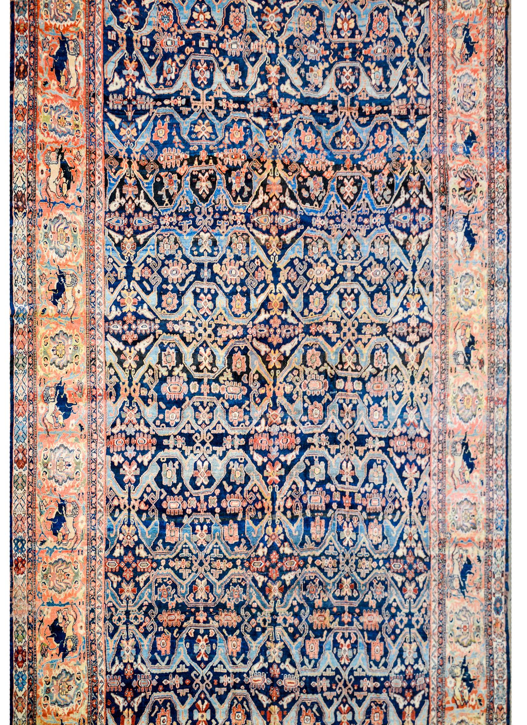 Persian Unbelievable Early 20th Century Sultanabad Rug For Sale