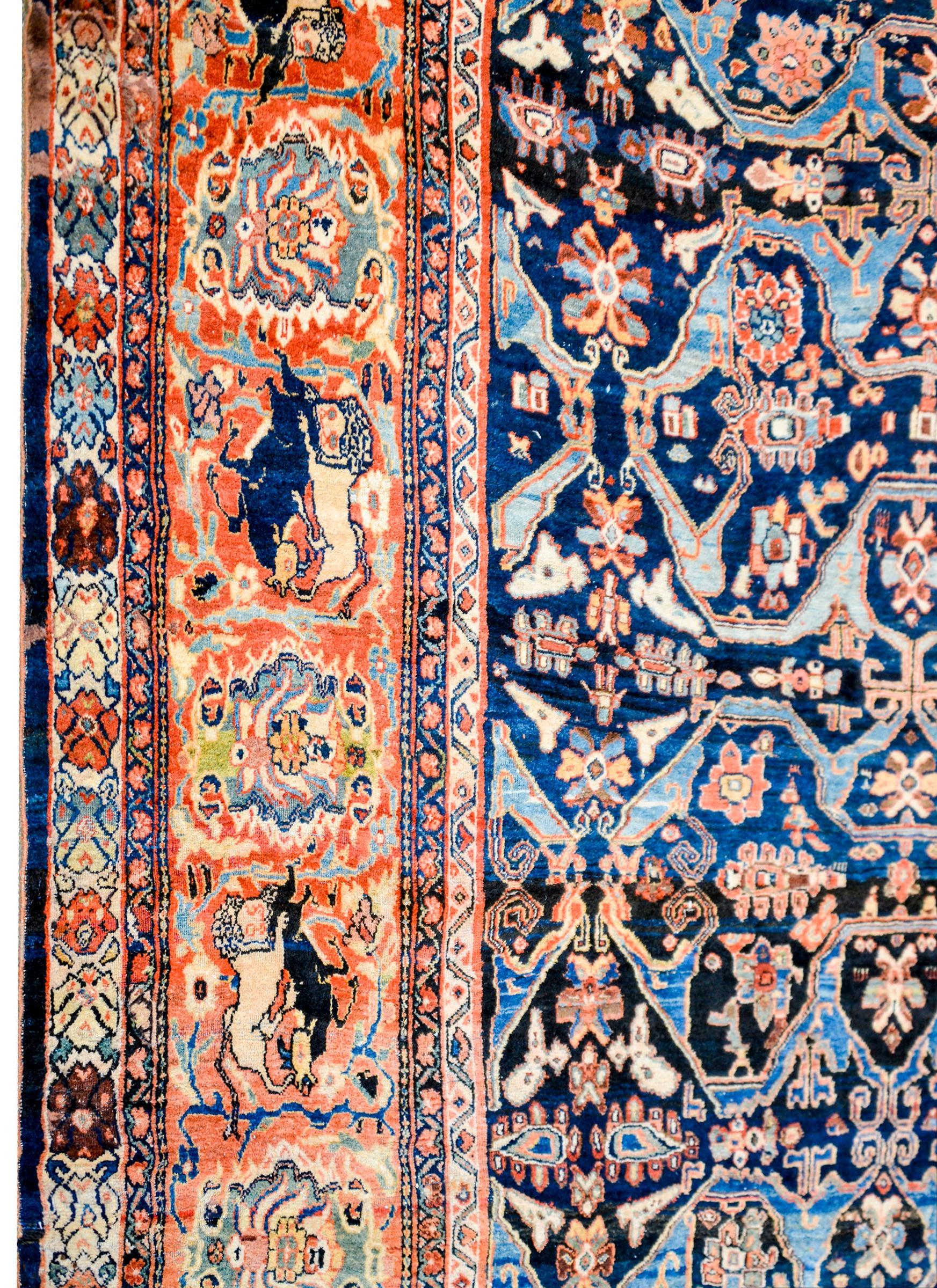 Unbelievable Early 20th Century Sultanabad Rug For Sale 1