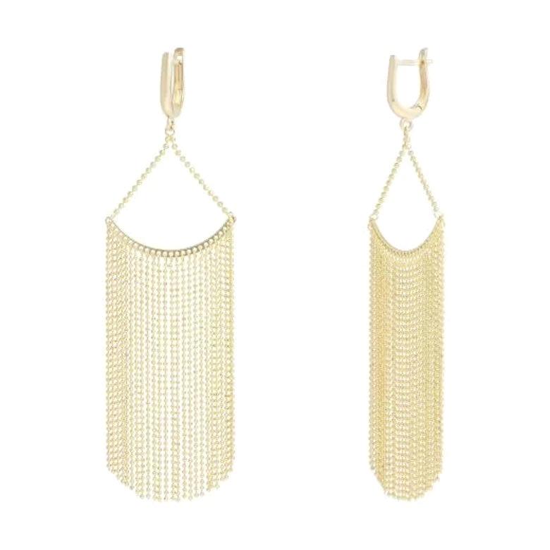 BOUCLE D'OREILLE Or jaune 14K
Poids 10,22 grammes
