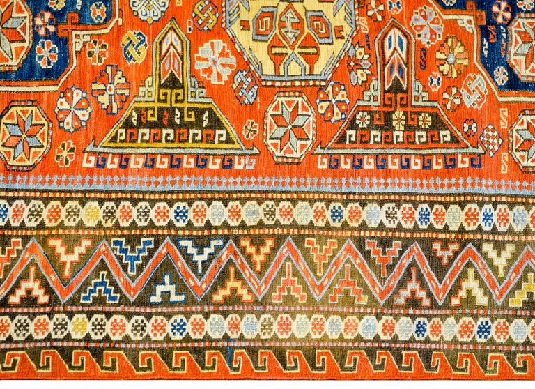 Unbelievable Late 19th Century Sumak Rug For Sale at 1stDibs
