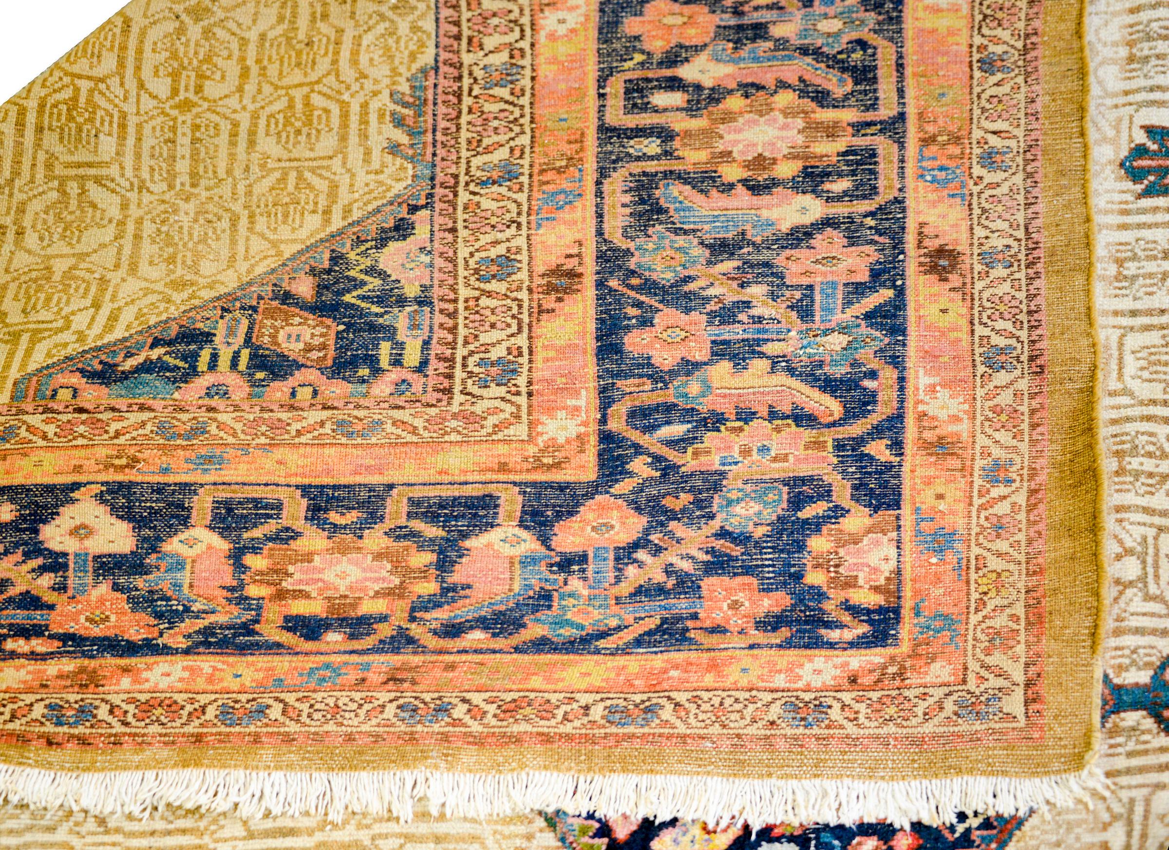 Wool Unbelievable Monumental 19th Century Serab Rug For Sale
