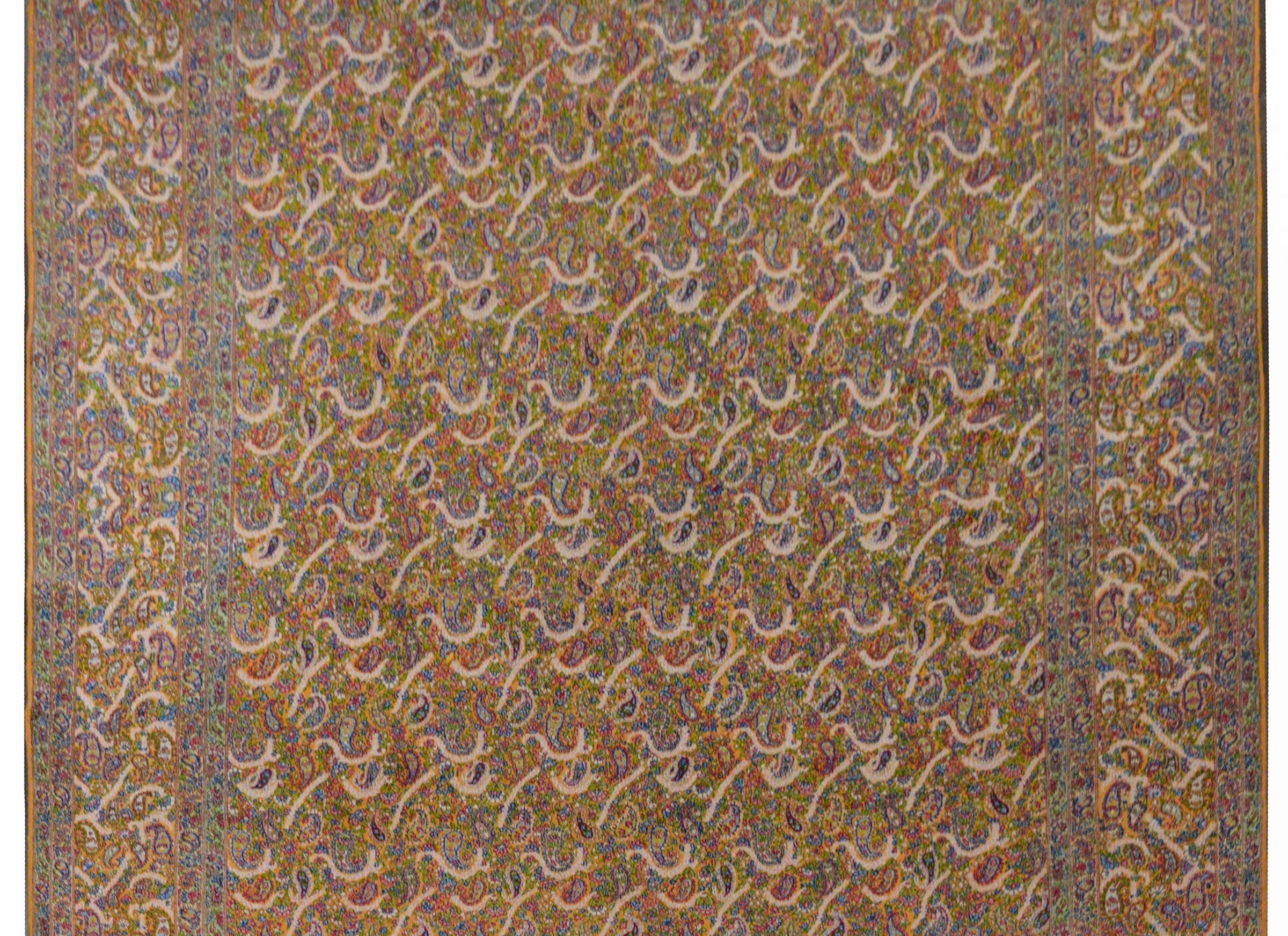 Unglaublicher persischer Kirman-Teppich (Persisch) im Angebot