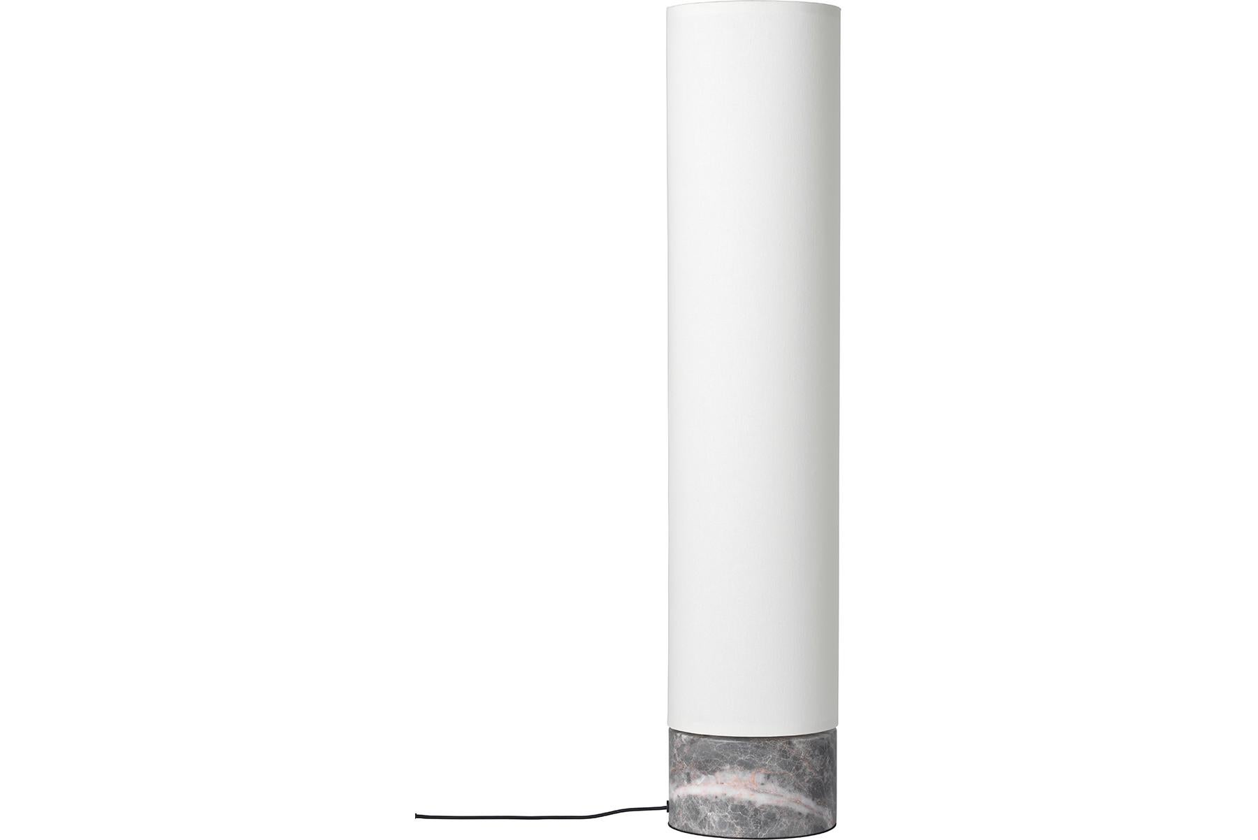 Ungebundene Stehlampe - H80, grauer Marmor, Segeltuch (Postmoderne) im Angebot