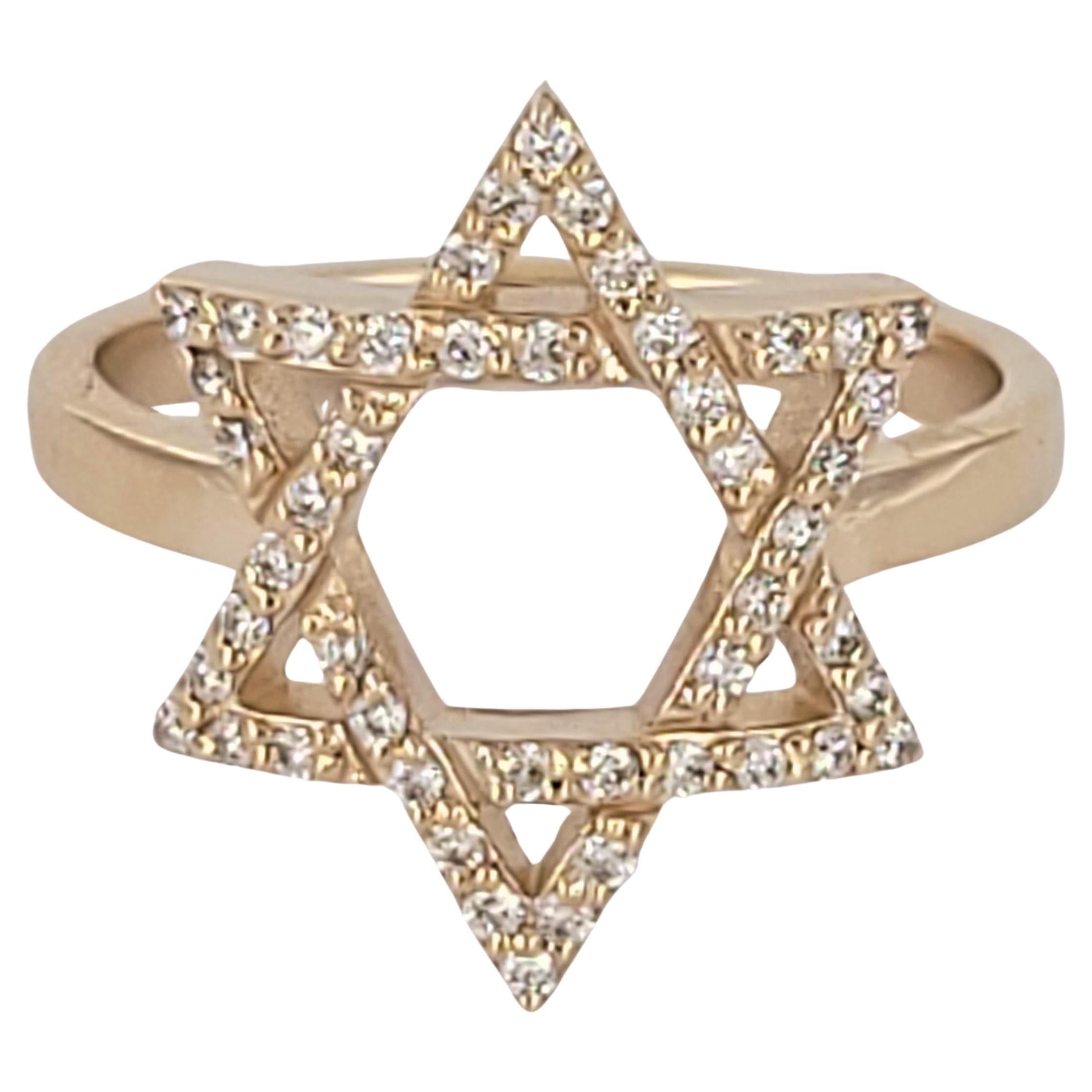 Unbranded 14K Gelbgold Ring mit Diamanten Größe 7