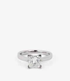 Unbranded 1.89ct Princess Cut Platinum Engagement Ring