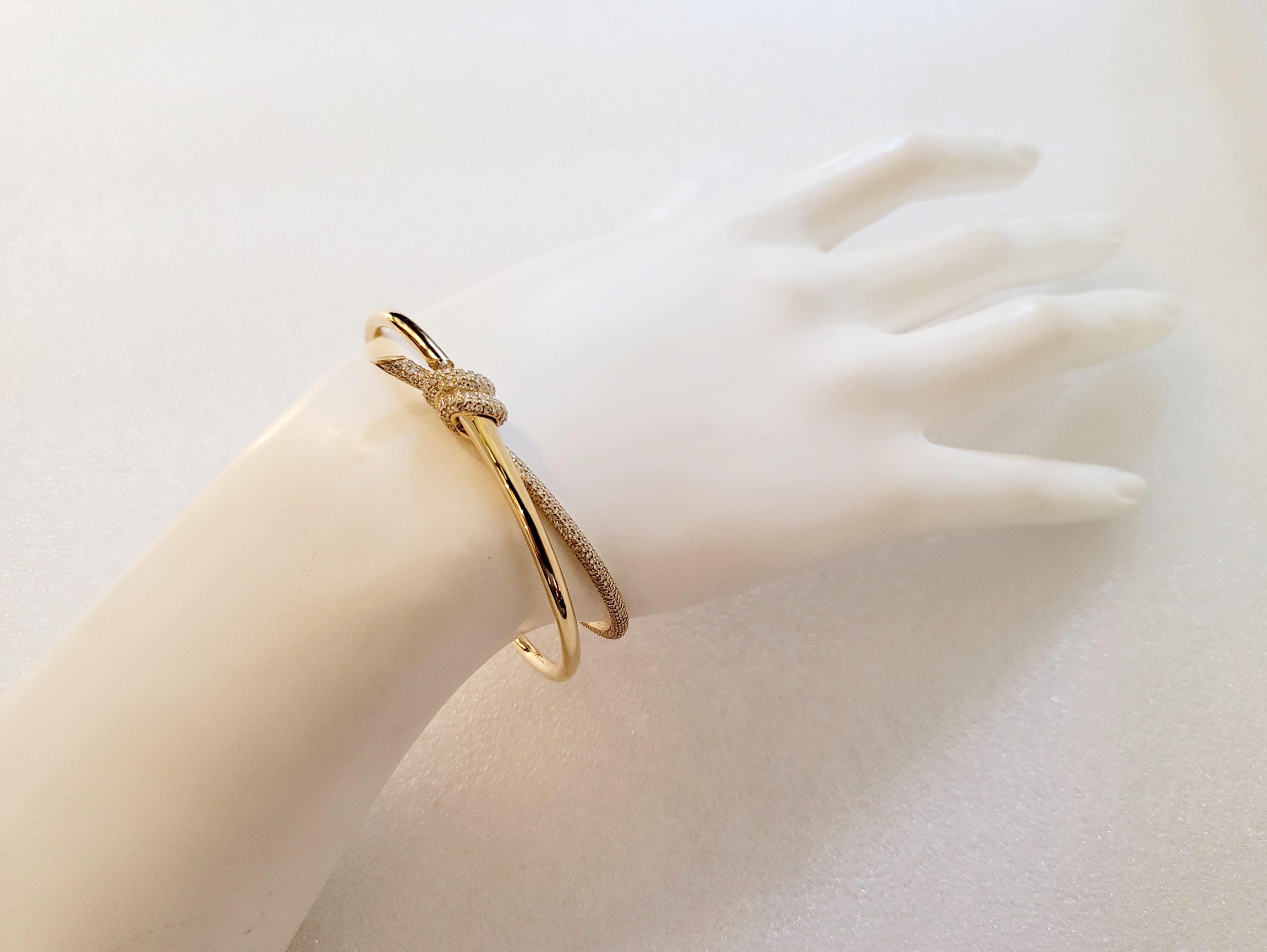 Unbranded Armband aus 18K Gelbgold mit Diamanten im Zustand „Neu“ im Angebot in New York, NY