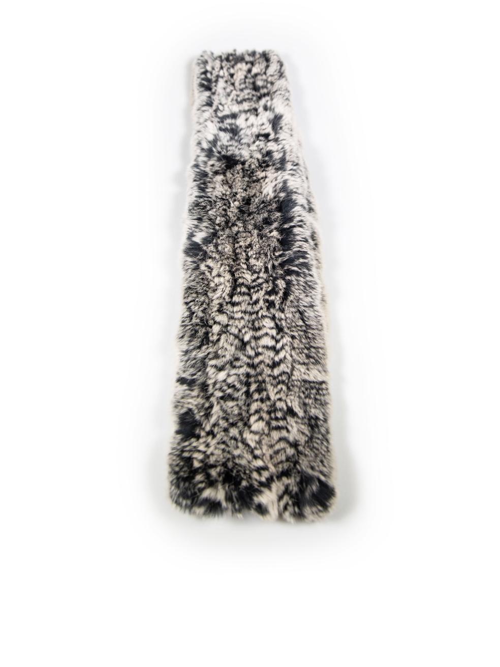Women's Unbranded Grey Fur Infinity Scarf For Sale