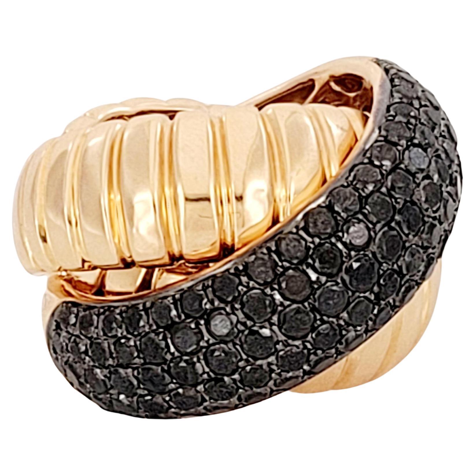 Unbranded 18K Rose Gold Ring mit Diamanten Größe 6.5