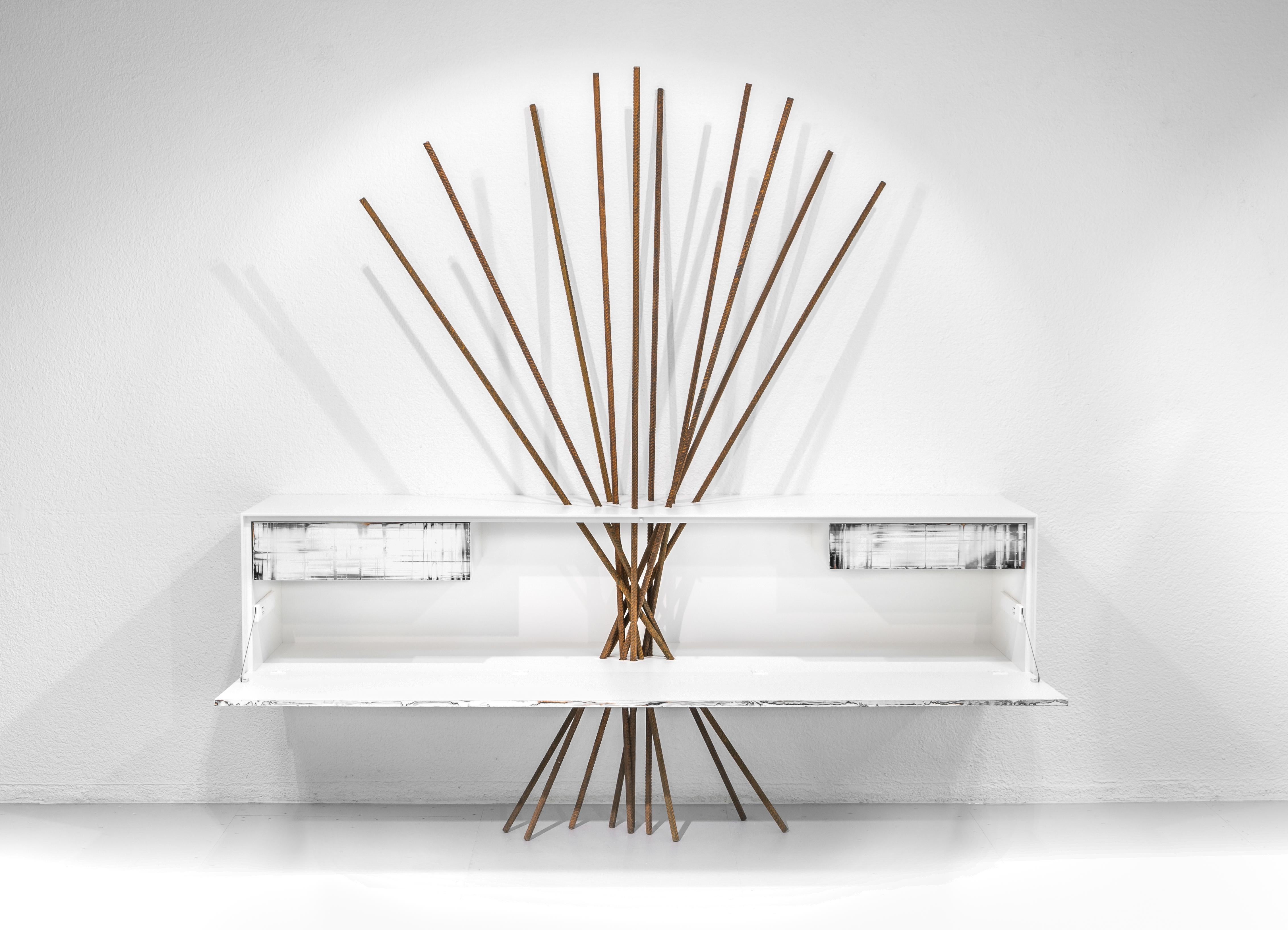 Modern Unbroken Sideboard For Sale