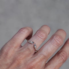 Unchained Naiad Open Ring in 14K Gold, S & P Diamonds by Anastassia Sel Jewelry