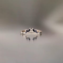 Unchained Naiad Ring in 14K Gold & Black Diamonds by Anastassia Sel Jewelry