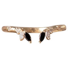 Unchained Naiad Ring in 14K Gold & Diamonds by Anastassia Sel Jewelry