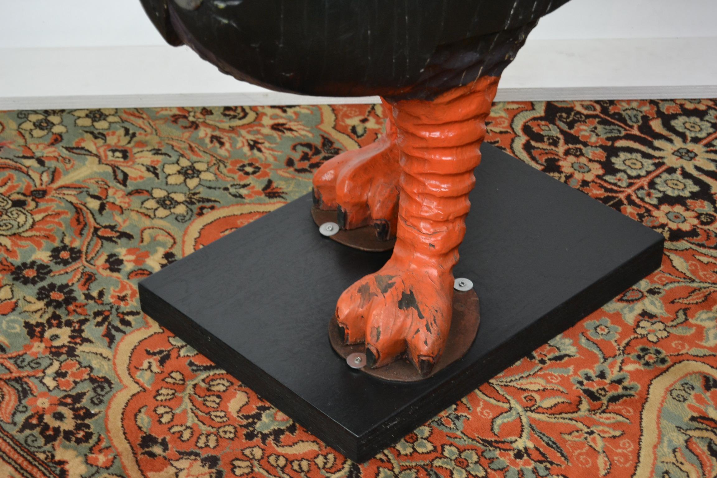 Uncle Scrooge Carousel Figure, Wood, Europe, 1970s 1