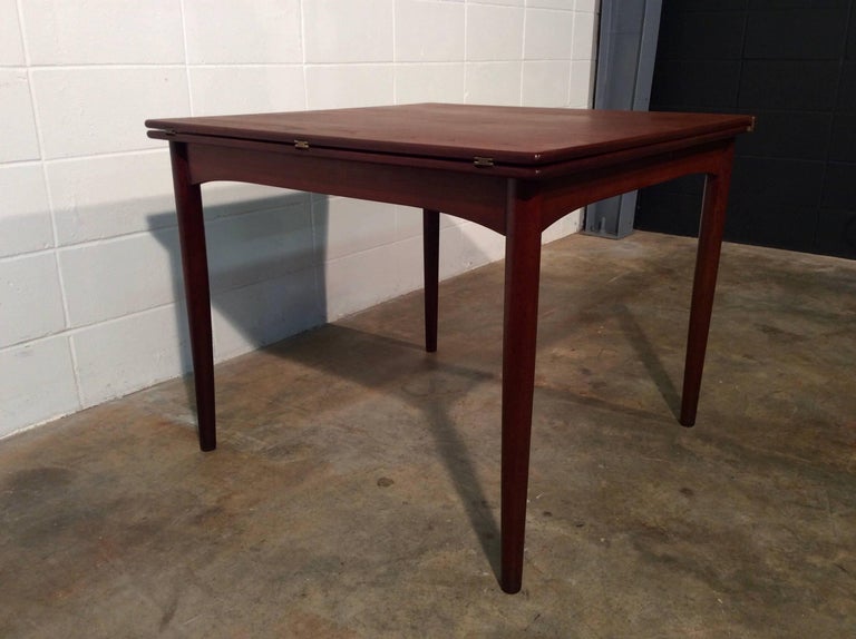 Danish Modern Flip Top Dining / Game Table by Børge Mogensen